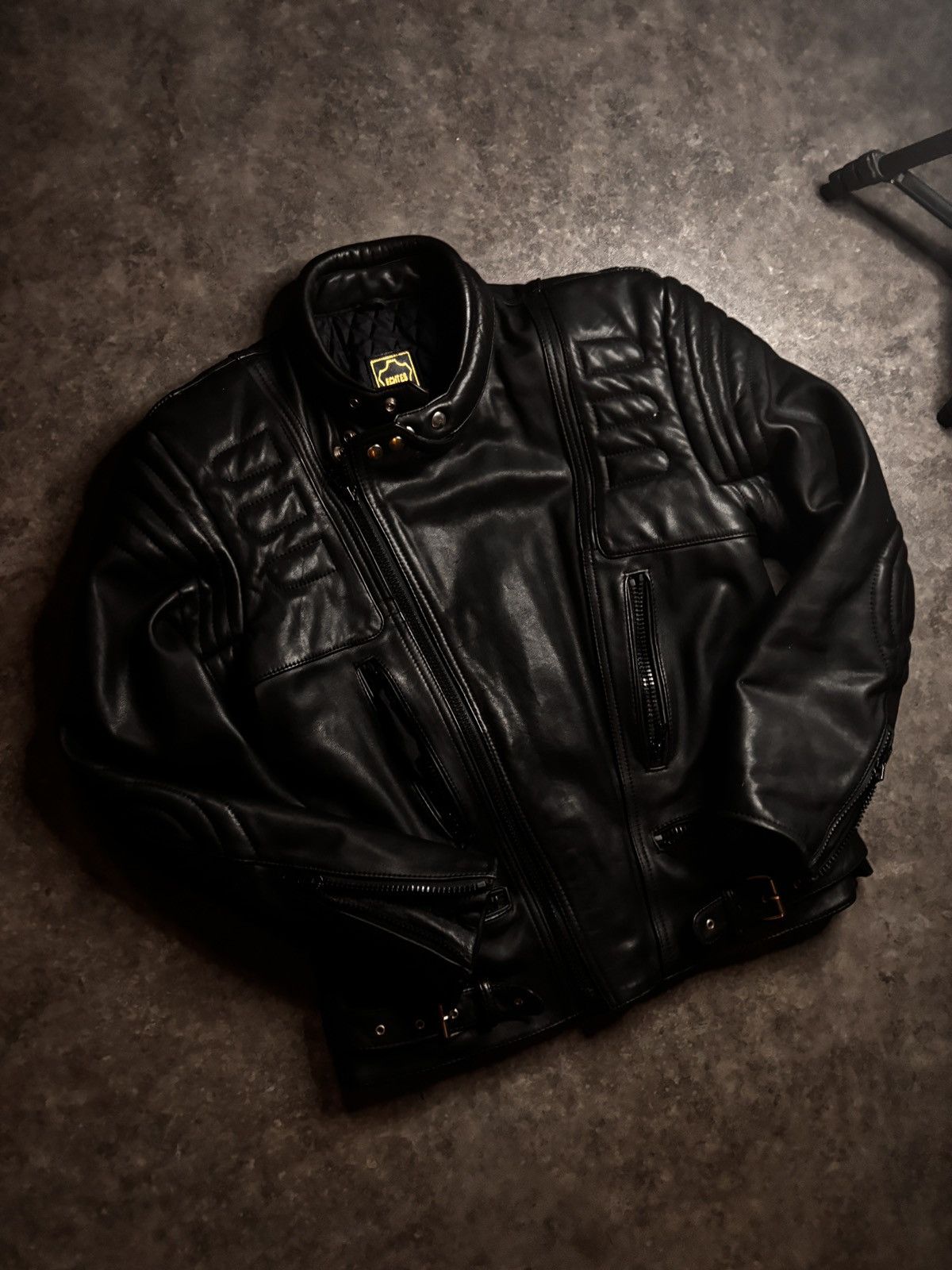 Genuine Leather Vintage real leather moto jacket Size US M / EU 48-50 / 2 - 3 Thumbnail