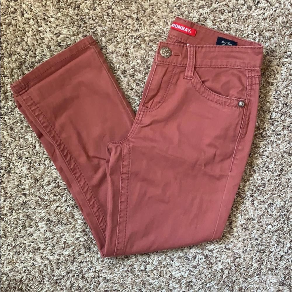 UNIONBAY Unionbay Crop Pants, Salmon, Embroidered Pocket, 1 Size 30" / US 8 / IT 44 - 5 Thumbnail