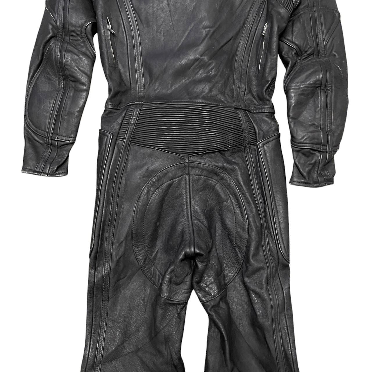 Leather Vintage 90's Giulio Leather Jumpsuit Racing Coveralls Size US 28 / EU 44 - 14 Thumbnail