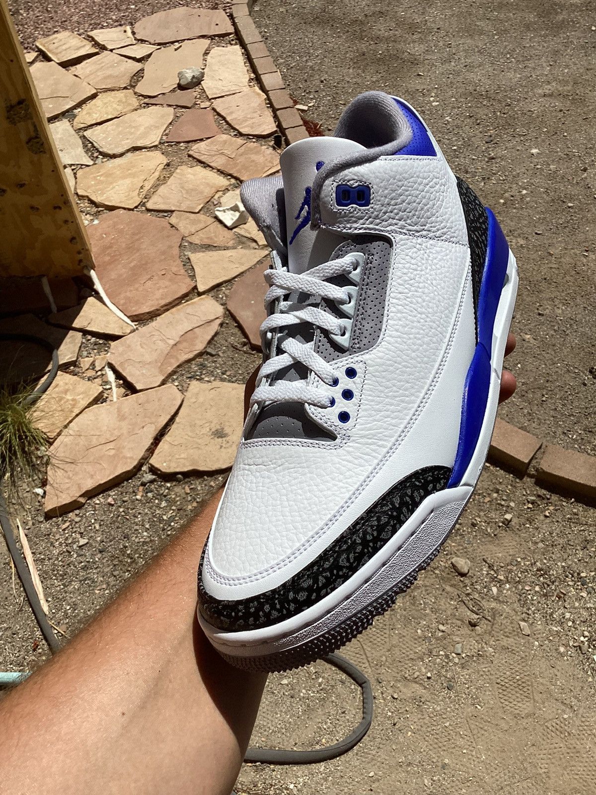 Jordan Brand Nike Air Jordan 3 Racer Blue CT8532-145 Men's US 12 NEW Size US 12 / EU 45 - 3 Thumbnail