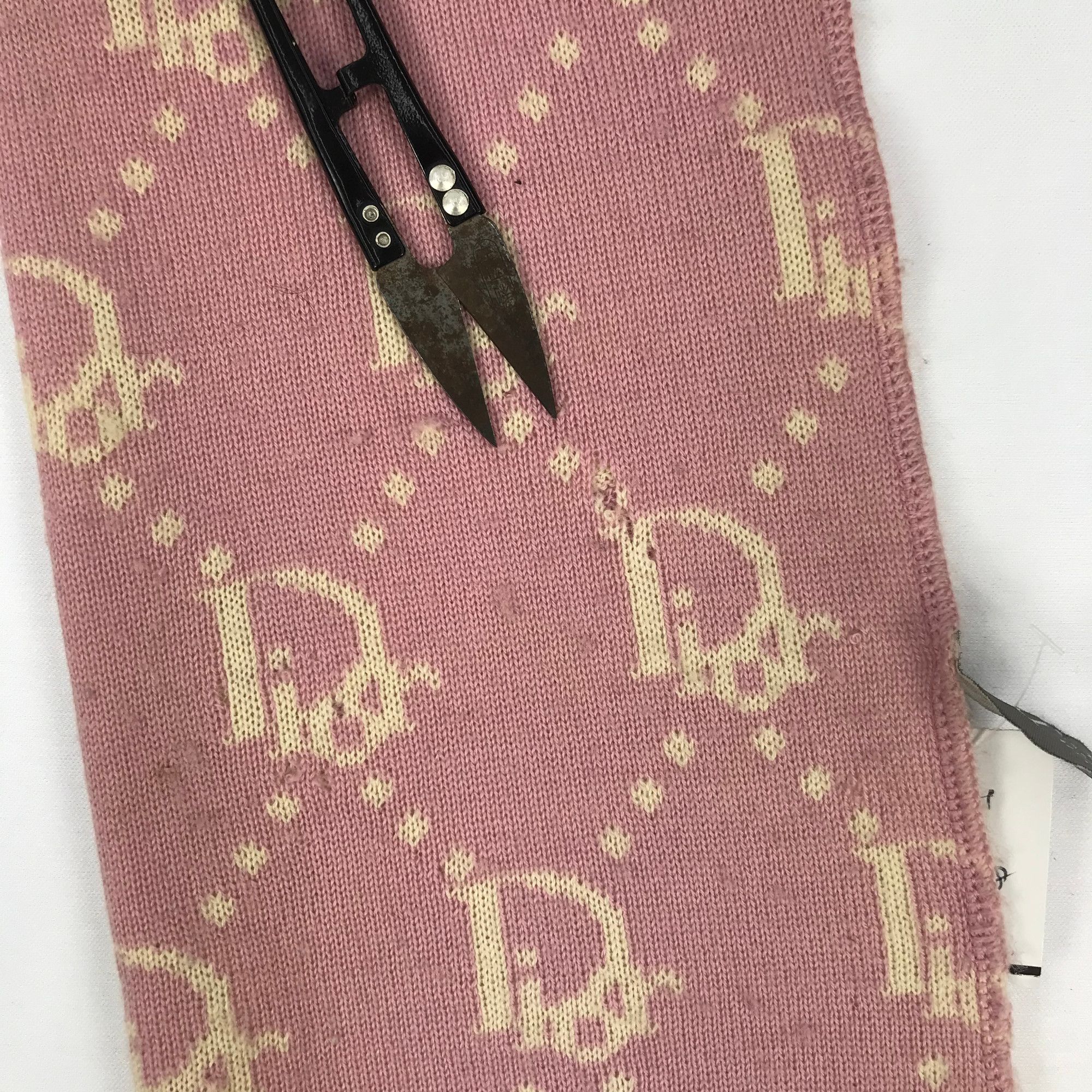 Christian Dior Monsieur Vintage Christian Dior Scarf Knit Monogram Wool Scarves Size ONE SIZE - 7 Thumbnail