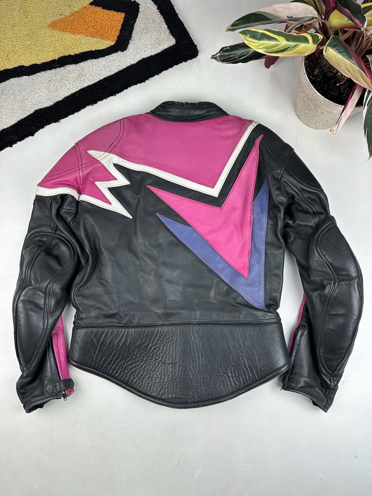 Dainese VINTAGE LEATHER JACKET MOTO RACING NASCAR DAINESE STYLE Size US M / EU 48-50 / 2 - 4 Thumbnail