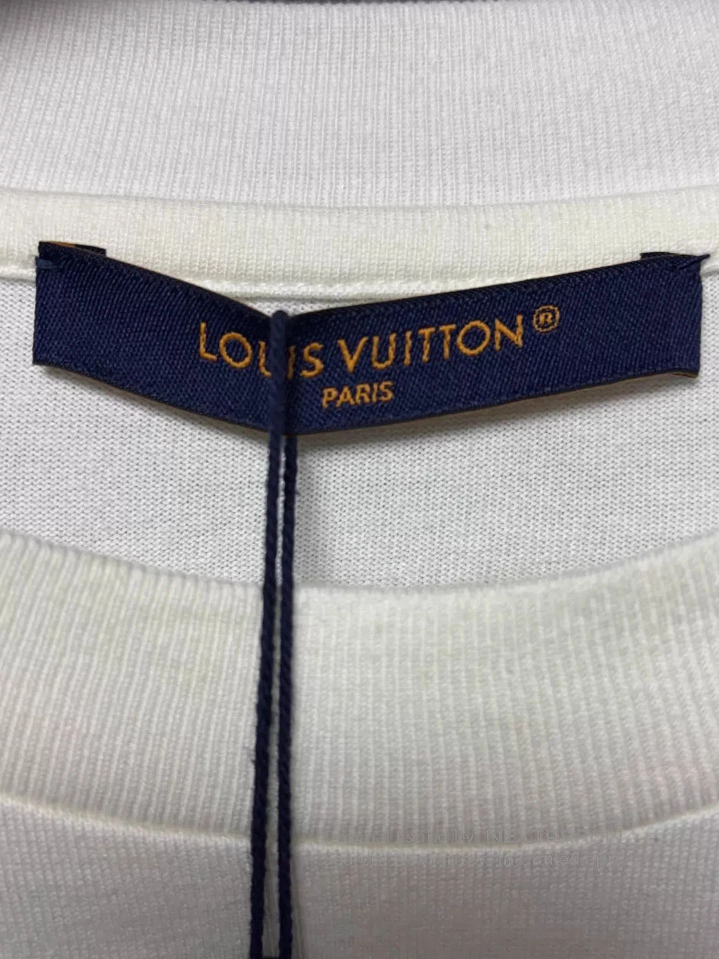 Louis Vuitton White Bird and Ribbon Print Short Sleeve T-Shirt. Size US L / EU 52-54 / 3 - 3 Thumbnail