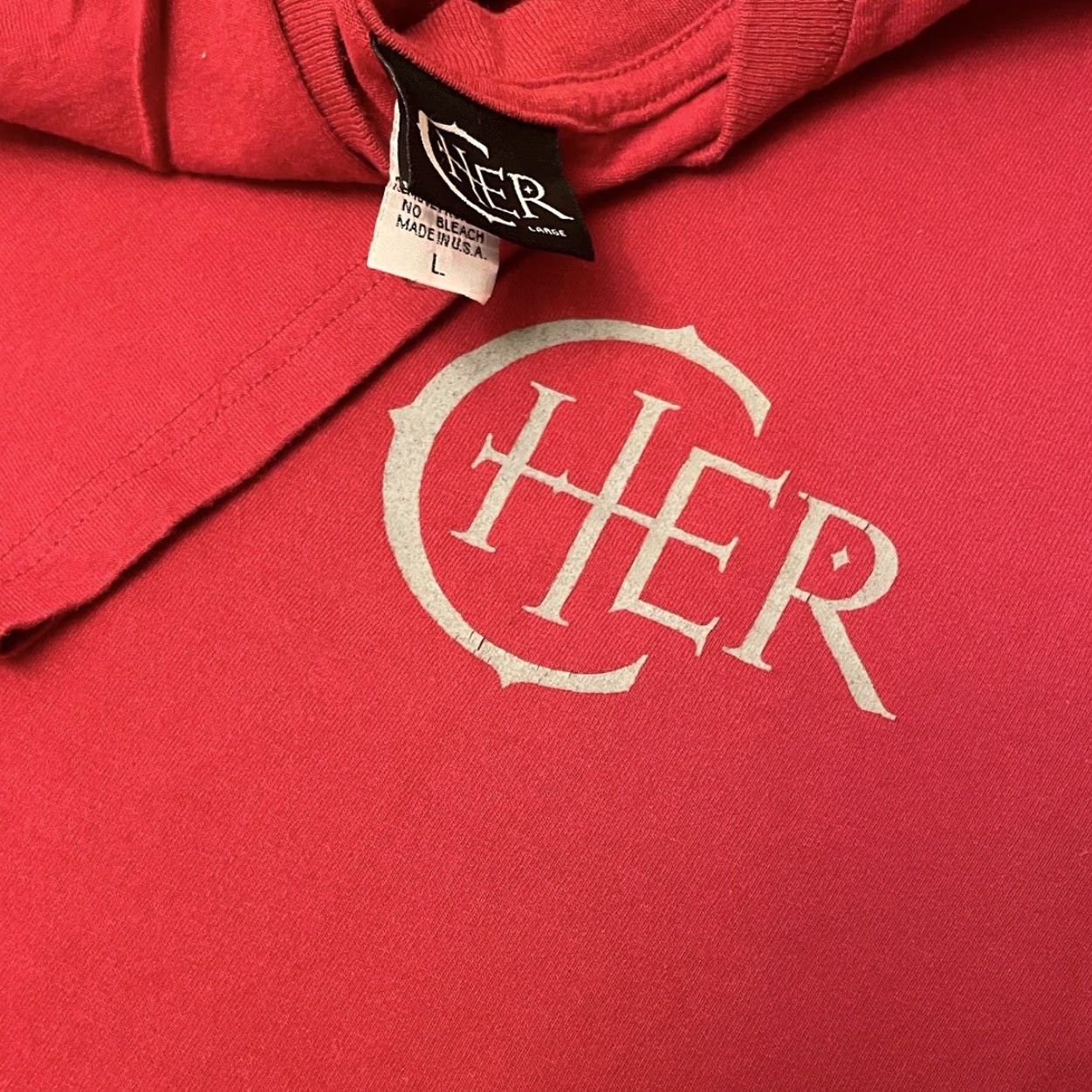 Vintage VINTAGE 90s CHER Concert Tee The Colosseum Caesars Palace Vegas VTG Shirt Mens L Red Shirt 90s Mens L Size US L / EU 52-54 / 3 - 3 Thumbnail