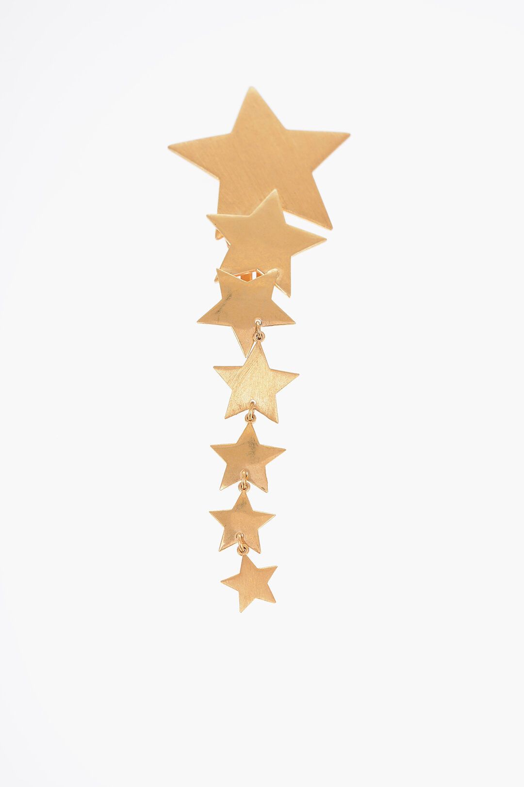 og1mm0724 Size: OS / Star Shaped Single Earrings in Gold