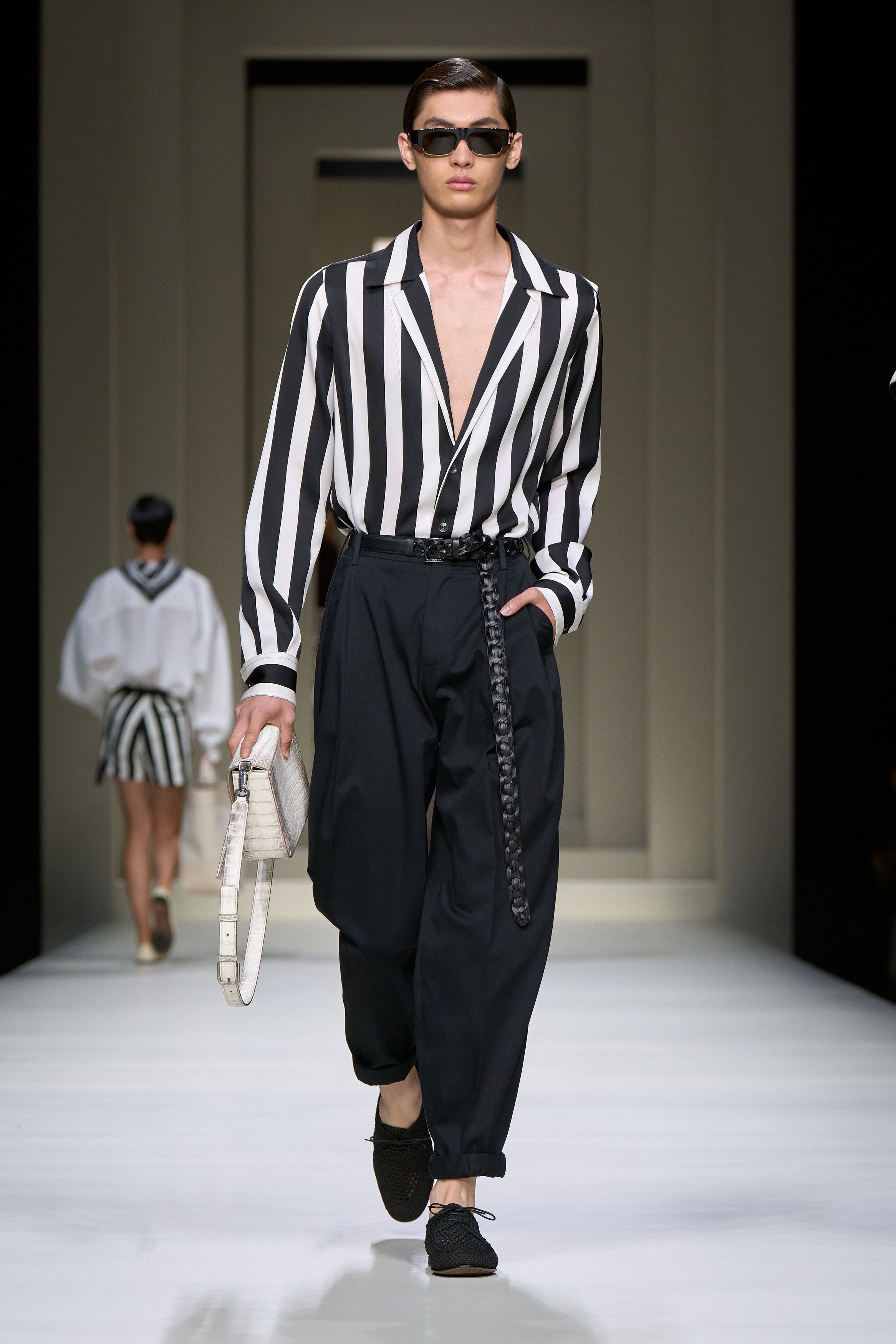 Spring/Summer 2025 Runway Silk Shirt