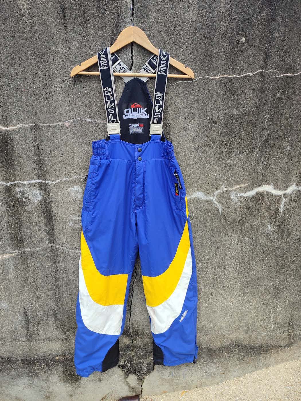 Vintage Quiksilver Thinsulate Insulated Snow Bib Pants