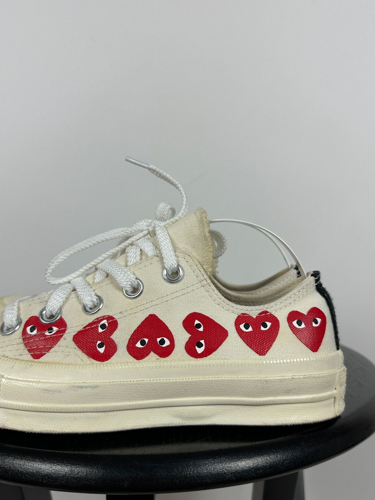 Comme des Garcons Comme Des Garçons x Chuck Taylor Converse All Star Low Top Size US 5 / IT 35 - 15 Thumbnail