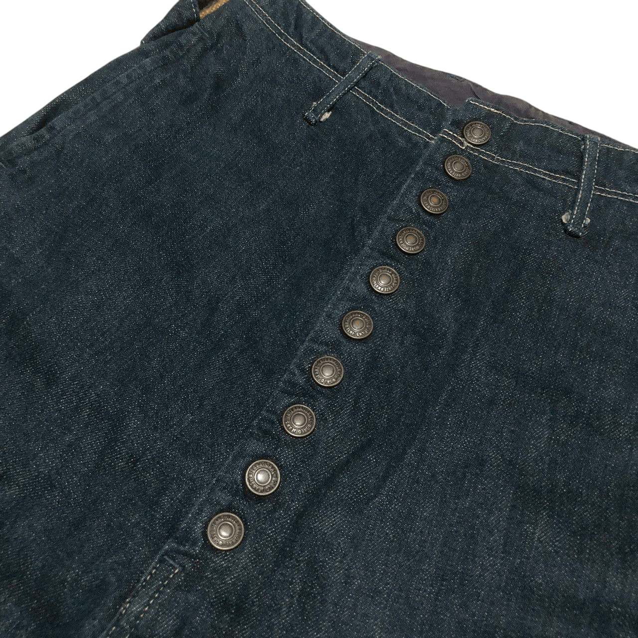 Kapital Kapital Clown Denim Wool-Back High Rise Pants Size US 29 - 2 Thumbnail