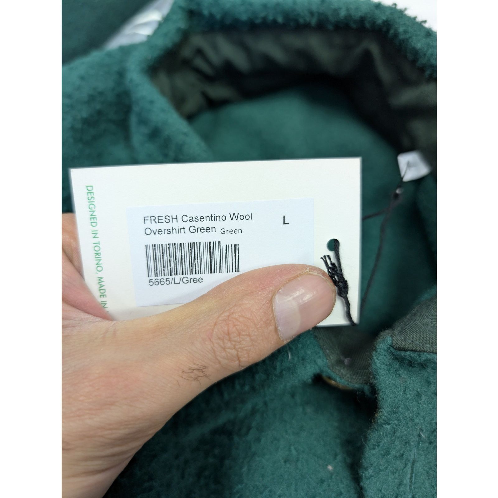 Other o1rshd1 CC20 Fresh Casentino Wool Overshirt Shirt in green Size US M / EU 48-50 / 2 - 21 Thumbnail