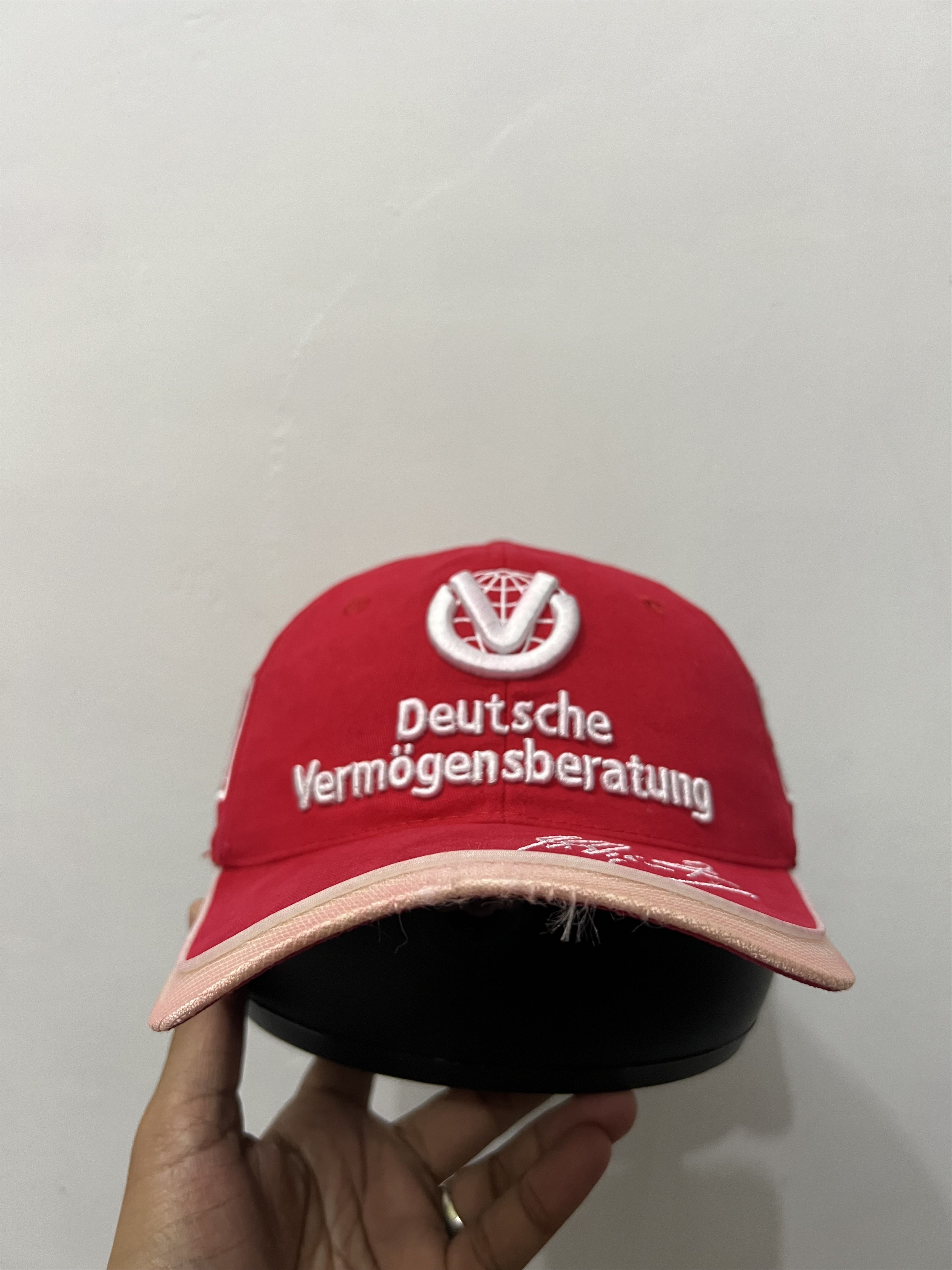 Ferrari Micheal Schumacher Deutsche Vintage Hat Size ONE SIZE - 8 Thumbnail