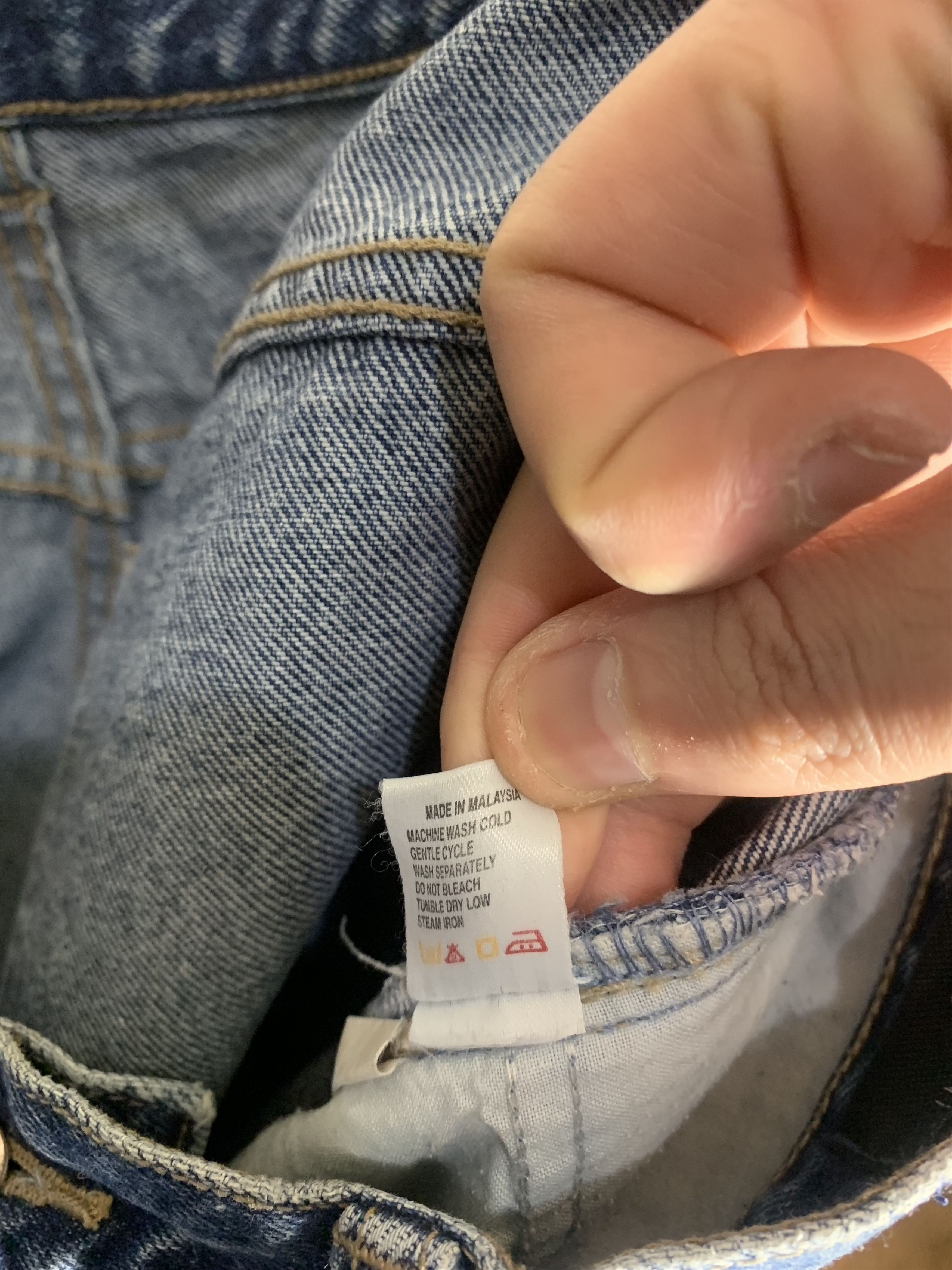 Saint Laurent Paris VINTAGE YVES SAINT LAURENT PARIS RETRO DENIM JEANS 90s Y2K Size US 38 / EU 54 - 8 Thumbnail