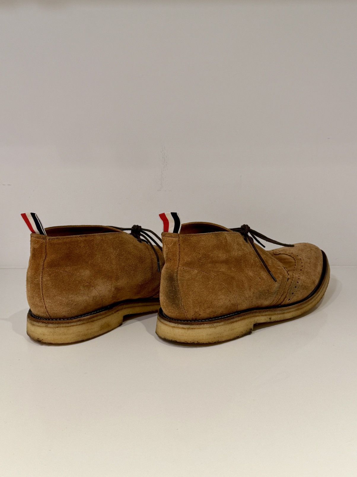 Thom Browne Thom Browne Made in England Suede Chukka Boots – Crepe Sole Size US 12 / EU 45 - 3 Thumbnail
