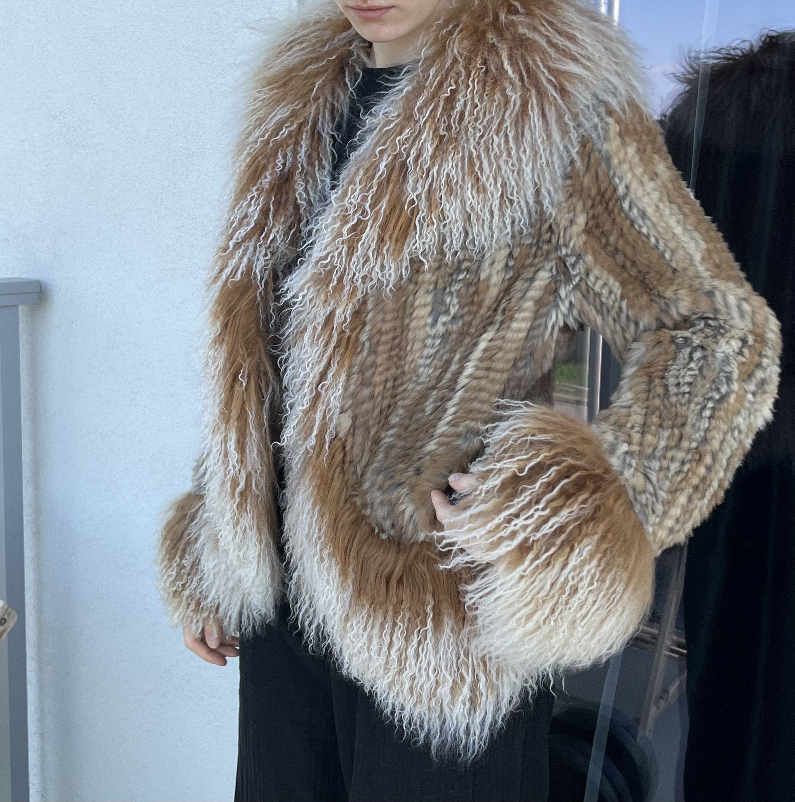 Japanese Brand real rabbit fur jacket avant garde Size M / US 6-8 / IT 42-44 - 3 Thumbnail