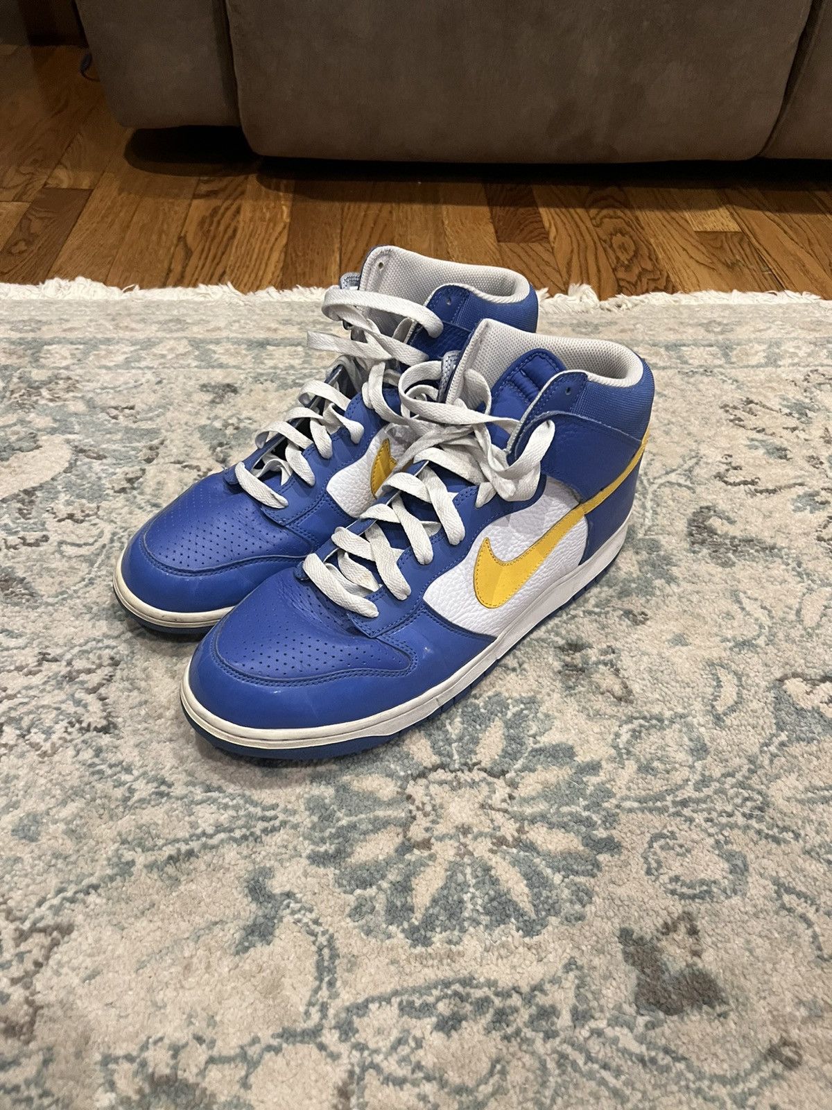 Nike Nike dunk high euro champ Sweden retro CLEAN Size US 14 / EU 47 - 1 Thumbnail
