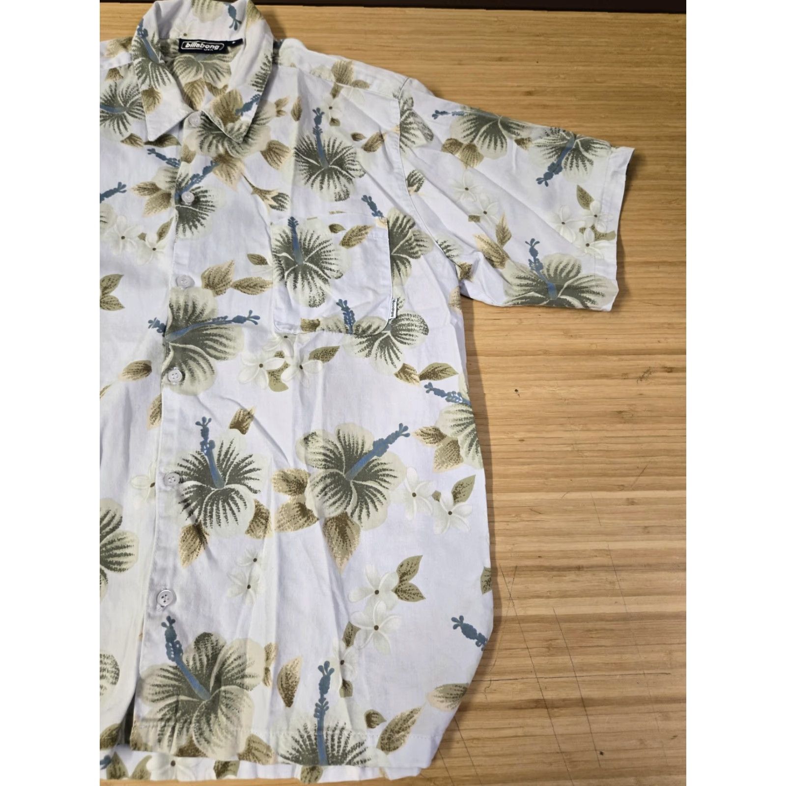 Billabong Billabong Shirt Mens Large Tropical Floral Hawaiian Aloha Button Front Made USA Size US L / EU 52-54 / 3 - 2 Thumbnail