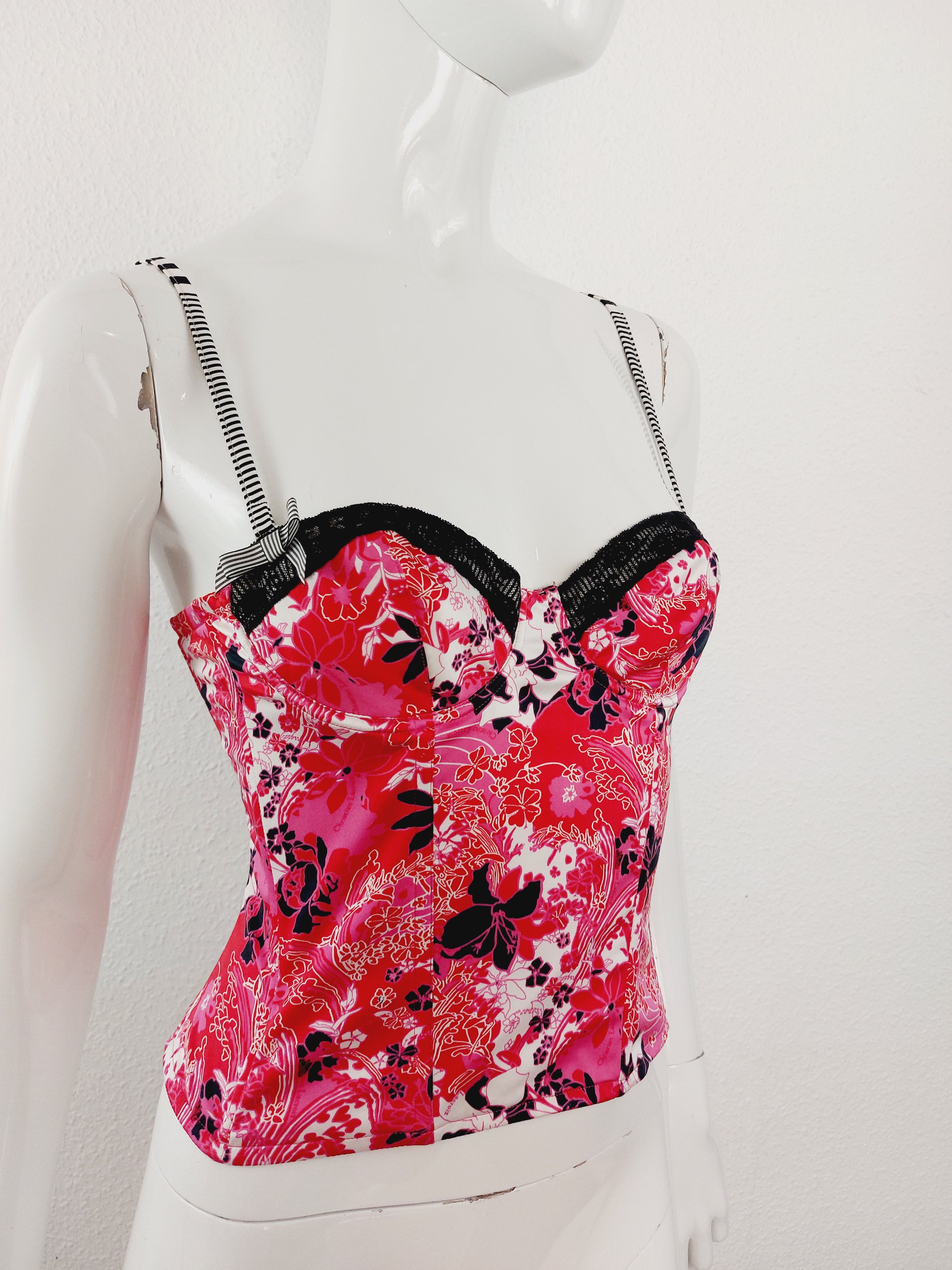 Christian Lacroix Christian Lacroix Butterfly Floral Lace Bow Corset Bustier Size S / US 4 / IT 40 - 4 Thumbnail