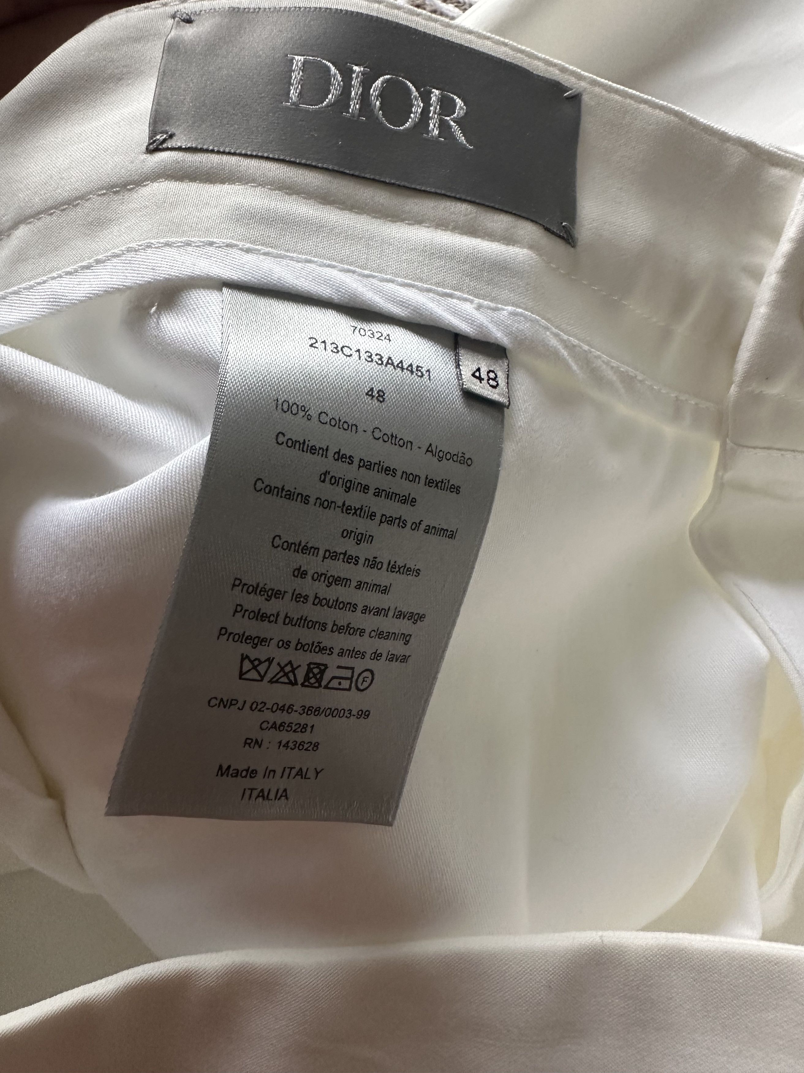 Dior Dior Homme Ivory Ankle Slit Pants Size US 32 / EU 48 - 4 Thumbnail