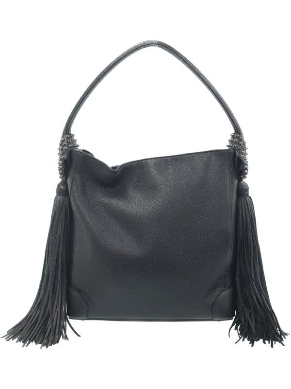 image of Christian Louboutin Eloise Hobo Bag Shoulder Bag Black, Women's