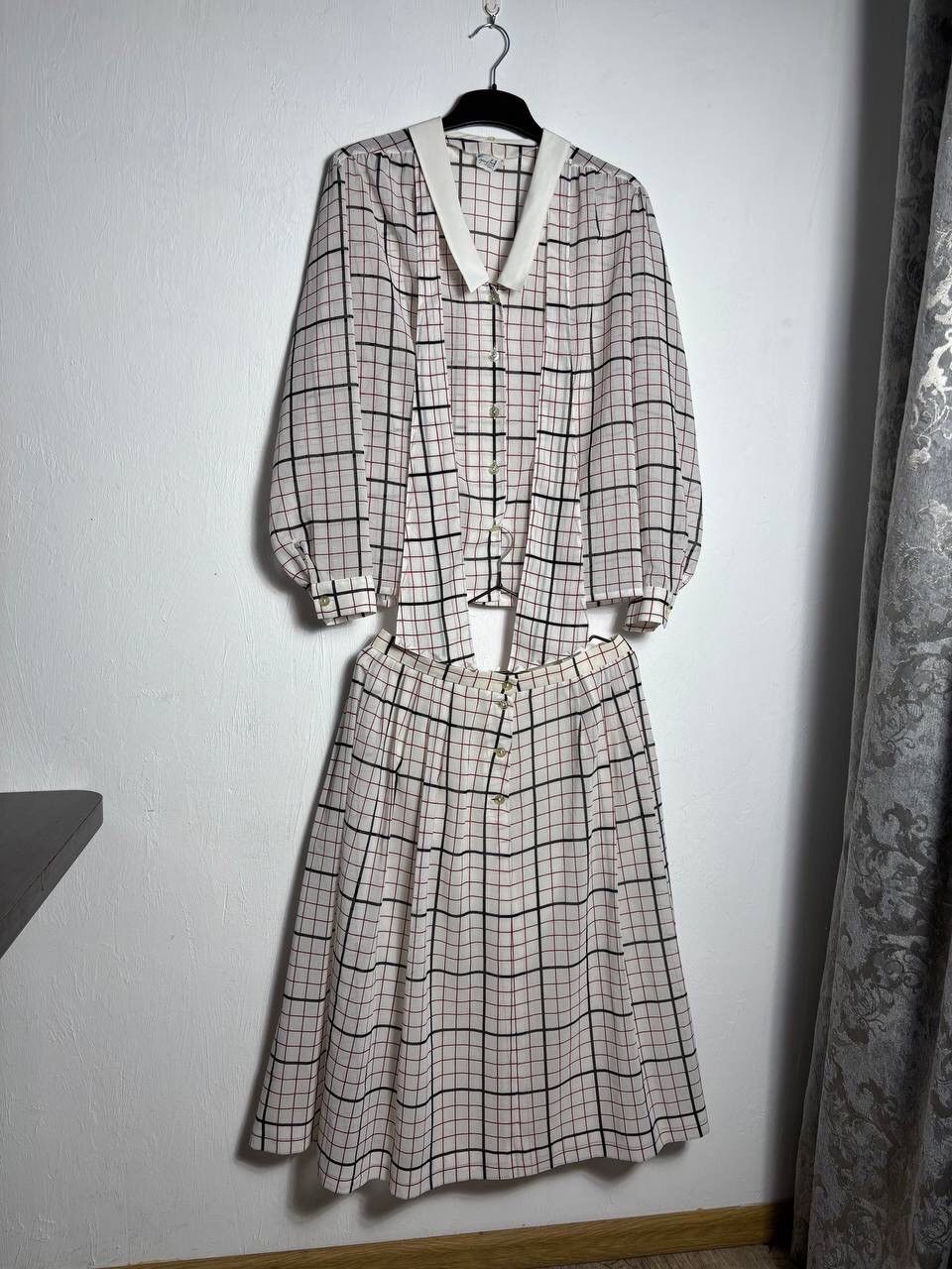 Other 80’s Gérald Pasquier Paris W’s 2-Piece Set Skirt & Blouse Size XL / US 12-14 / IT 48-50 - 1 Thumbnail