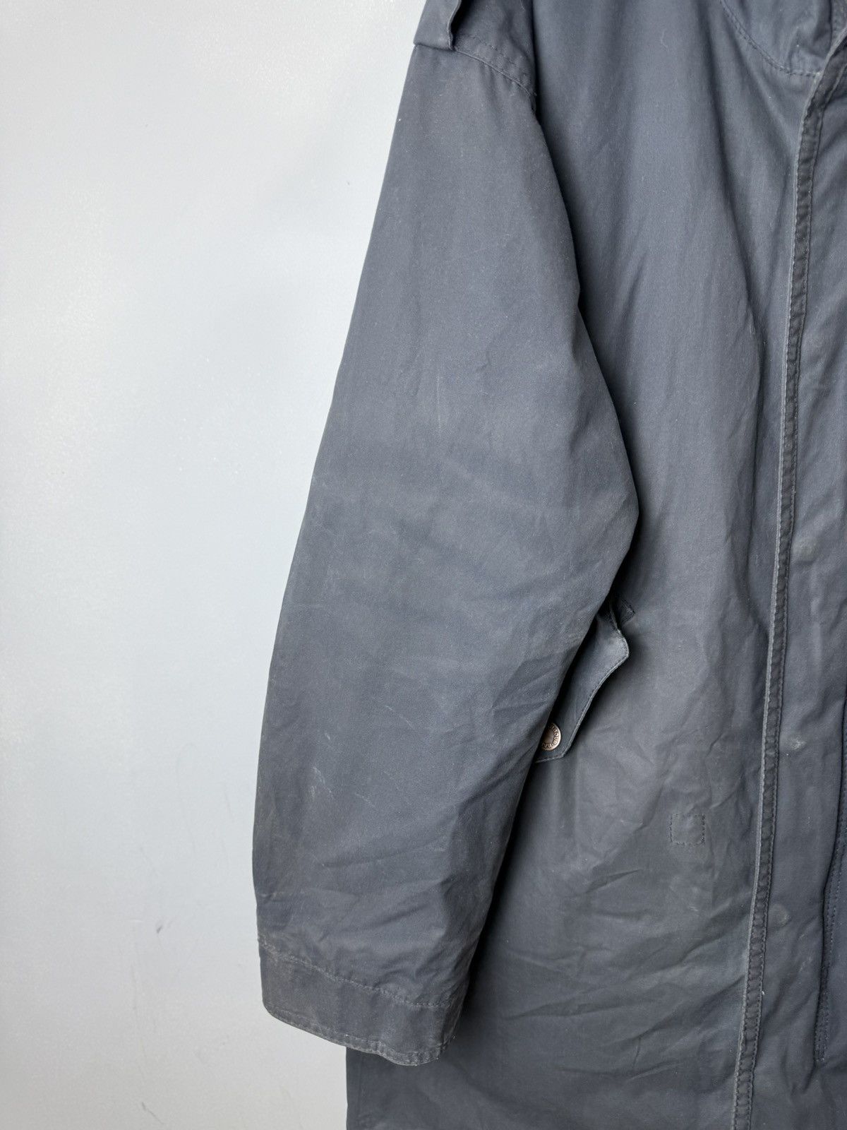 Barbour 💥 Rare! Vintage Barbour Wax Jacket Casual Greatcoat Size US L / EU 52-54 / 3 - 5 Thumbnail