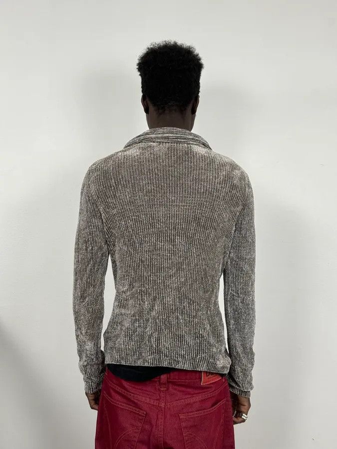 Emporio Armani 2000s Emporio Armani Grey Cardigan Sweater Size S / US 4 / IT 40 - 3 Thumbnail
