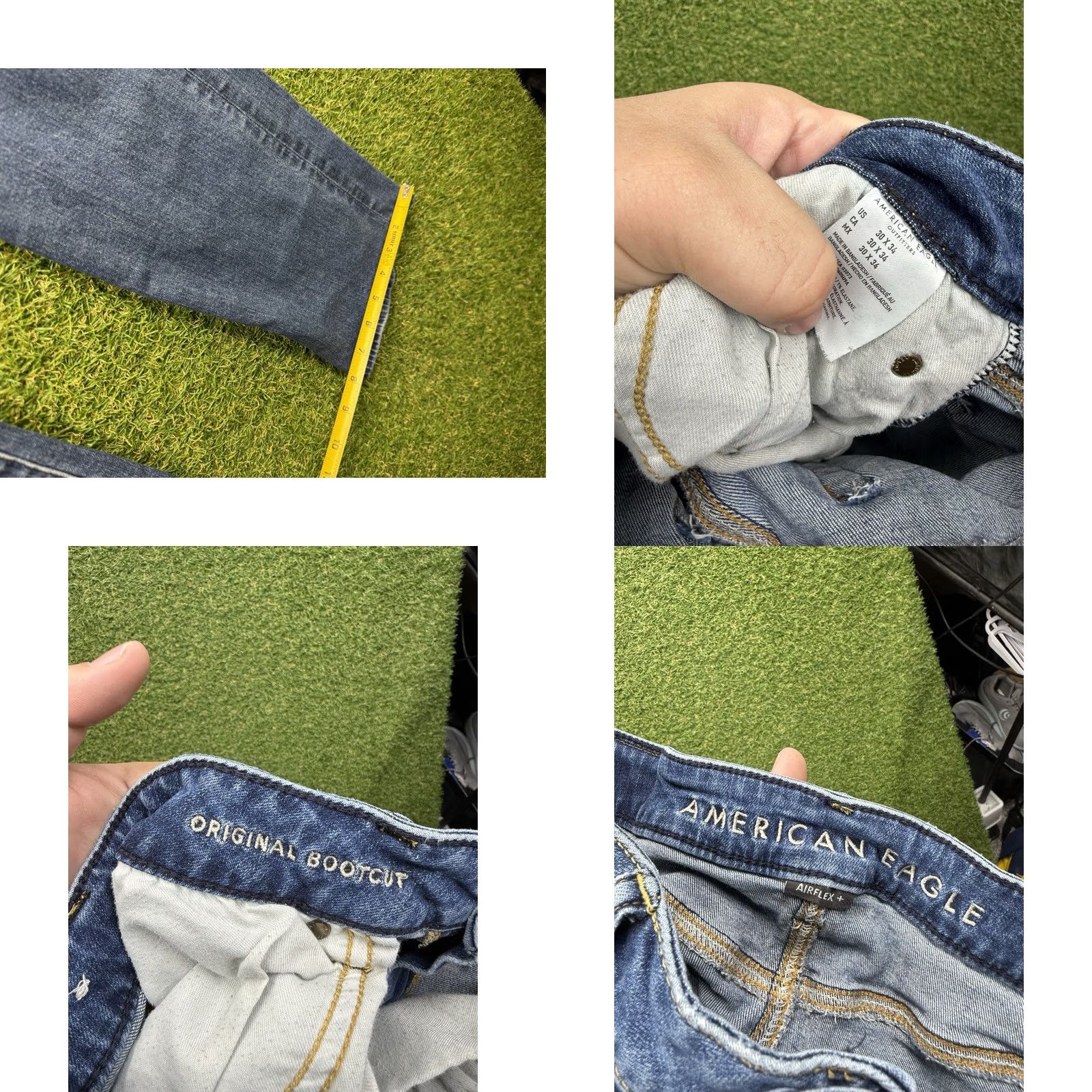 American Eagle Outfitters American Eagle Outfitters Jeans Mens 30x34 Bootcut Denim Medium Wash Blue Regular 5-Pocket Size US 30 / EU 46 - 8 Thumbnail
