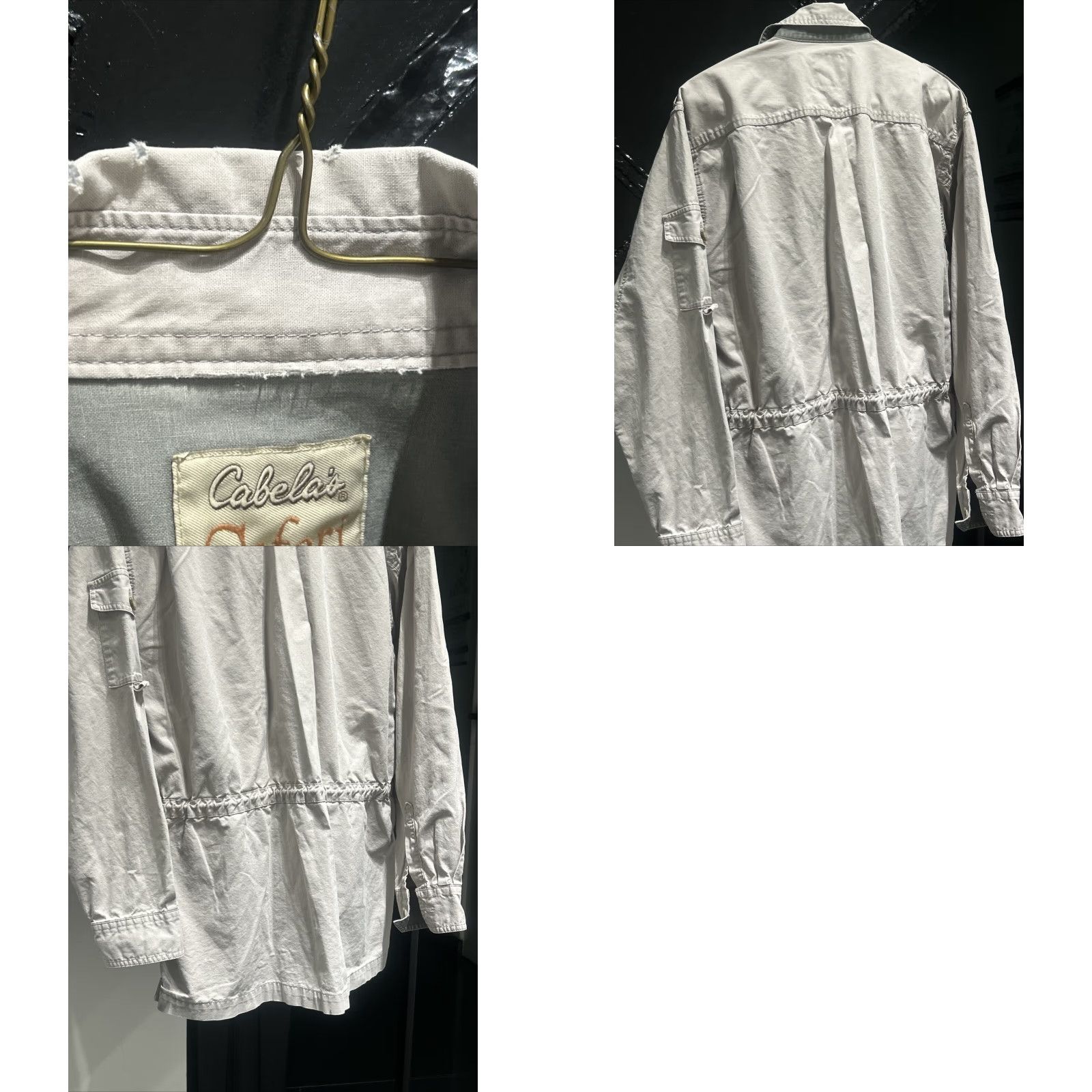 Vintage VINTAGE Cabelas Safari Shirt Mens Med Brown Utility Canvas Hunting Shacket Size US M / EU 48-50 / 2 - 8 Thumbnail