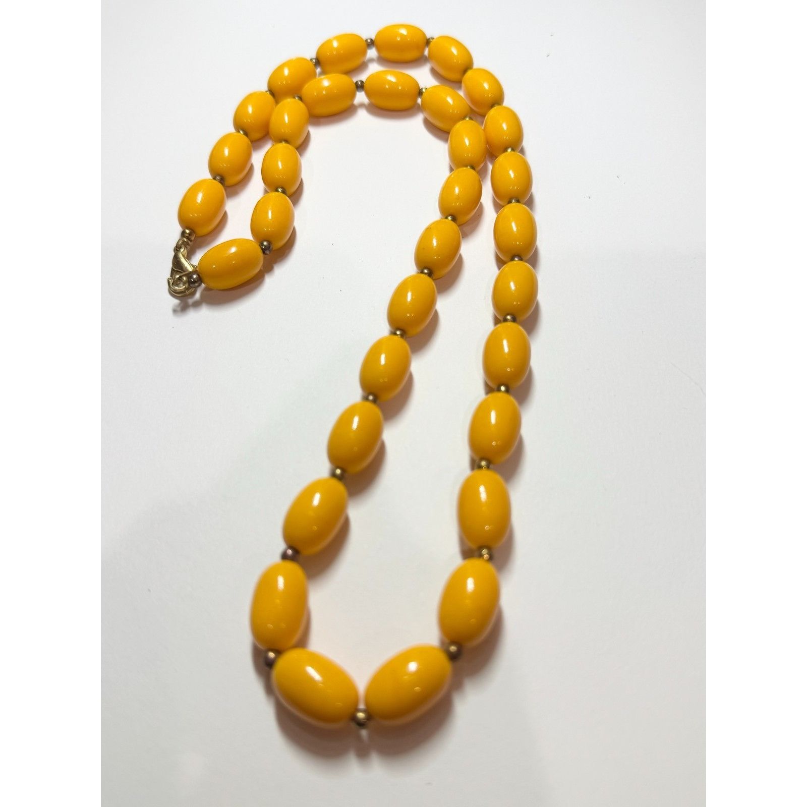 Vintage Vintage orange beaded necklace Size ONE SIZE - 2 Thumbnail