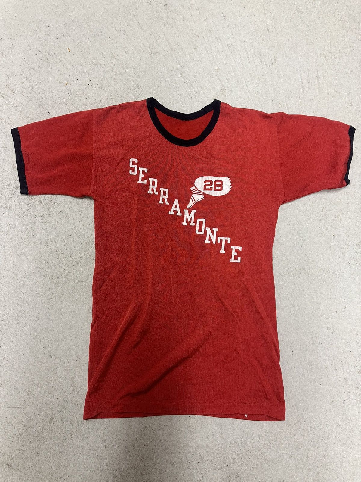 Vintage Serramonte Track Ringer Tee Size US S / EU 44-46 / 1 - 1 Thumbnail