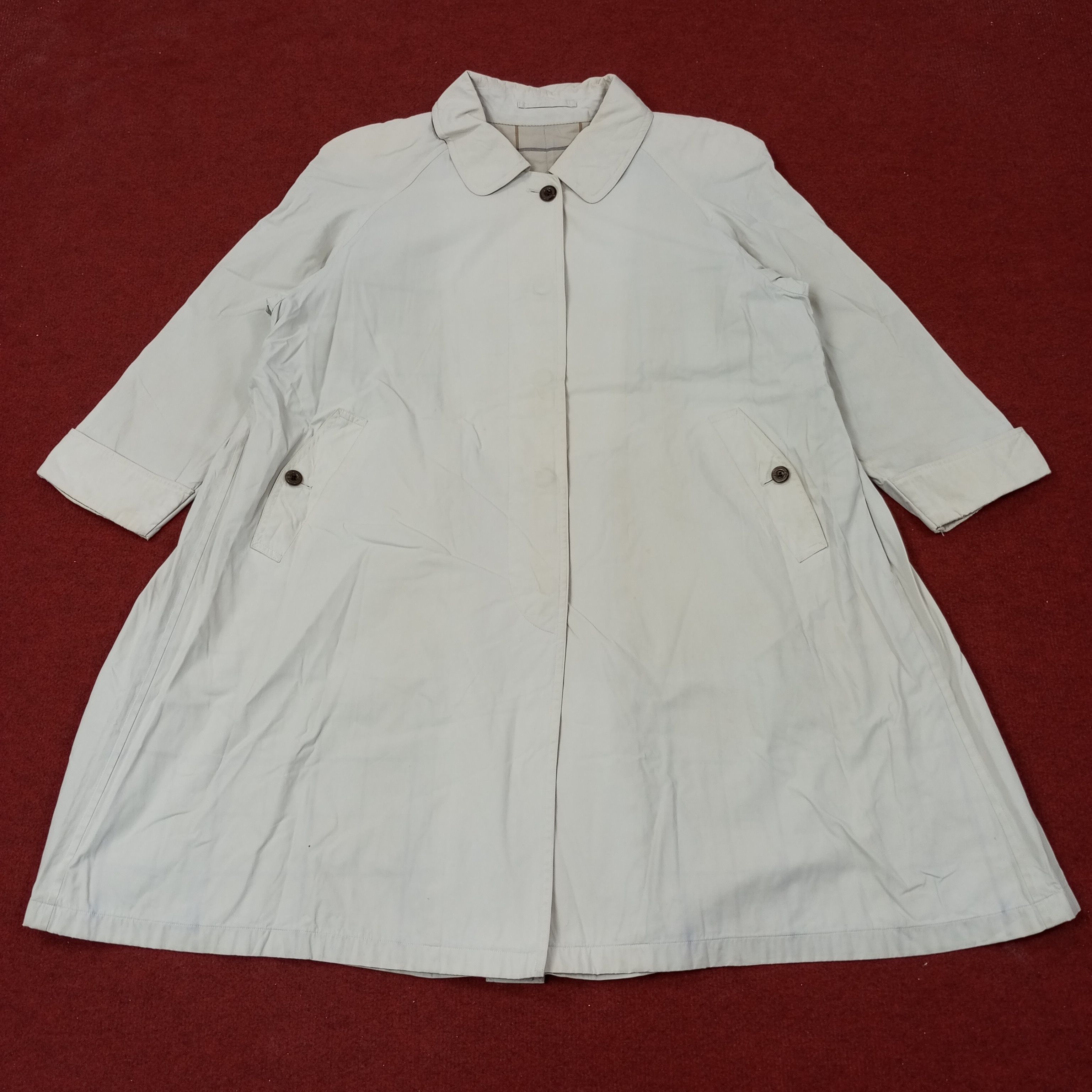 Burberry Burberrys Fashion Brand Custom Art Trench Jacket c246n4 Size L / US 10 / IT 46 - 3 Thumbnail