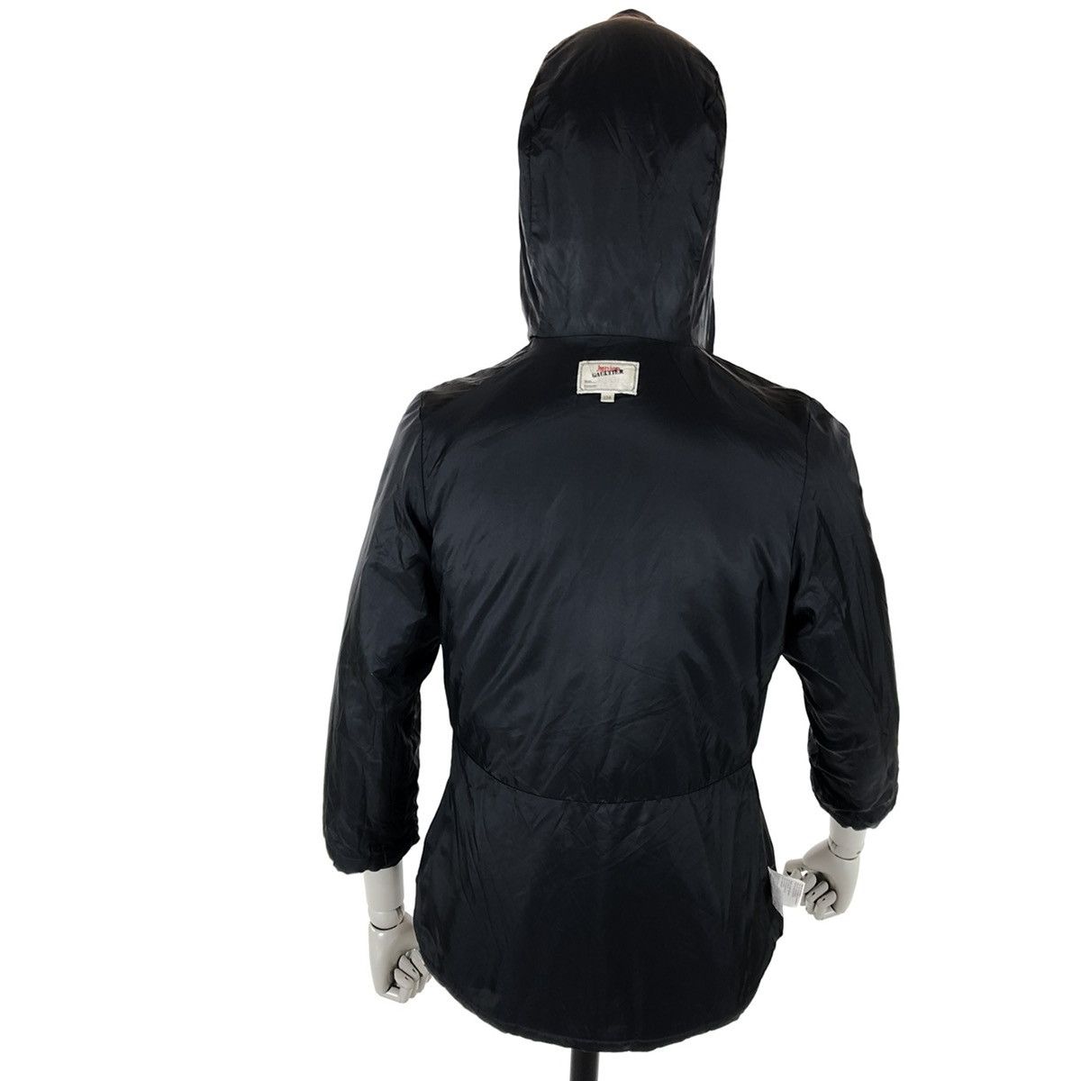 Jean Paul Gaultier Junior GAULTIER Logo Black Polyester Parka Puffy Coat Full-Zip Jacket Size XXS / US 00 / IT 34 - 15 Thumbnail