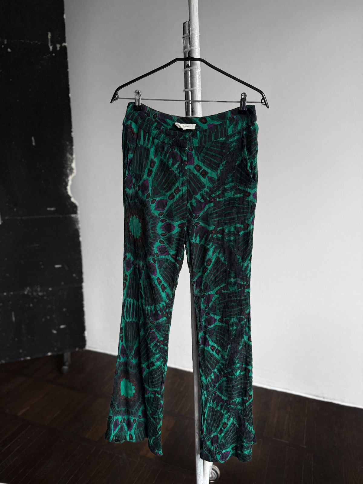 ba&sh Ba&Sh Womens Psychedelic Print Wide Leg Clyde Flared Pants Size 30" / US 8 / IT 44 - 4 Thumbnail