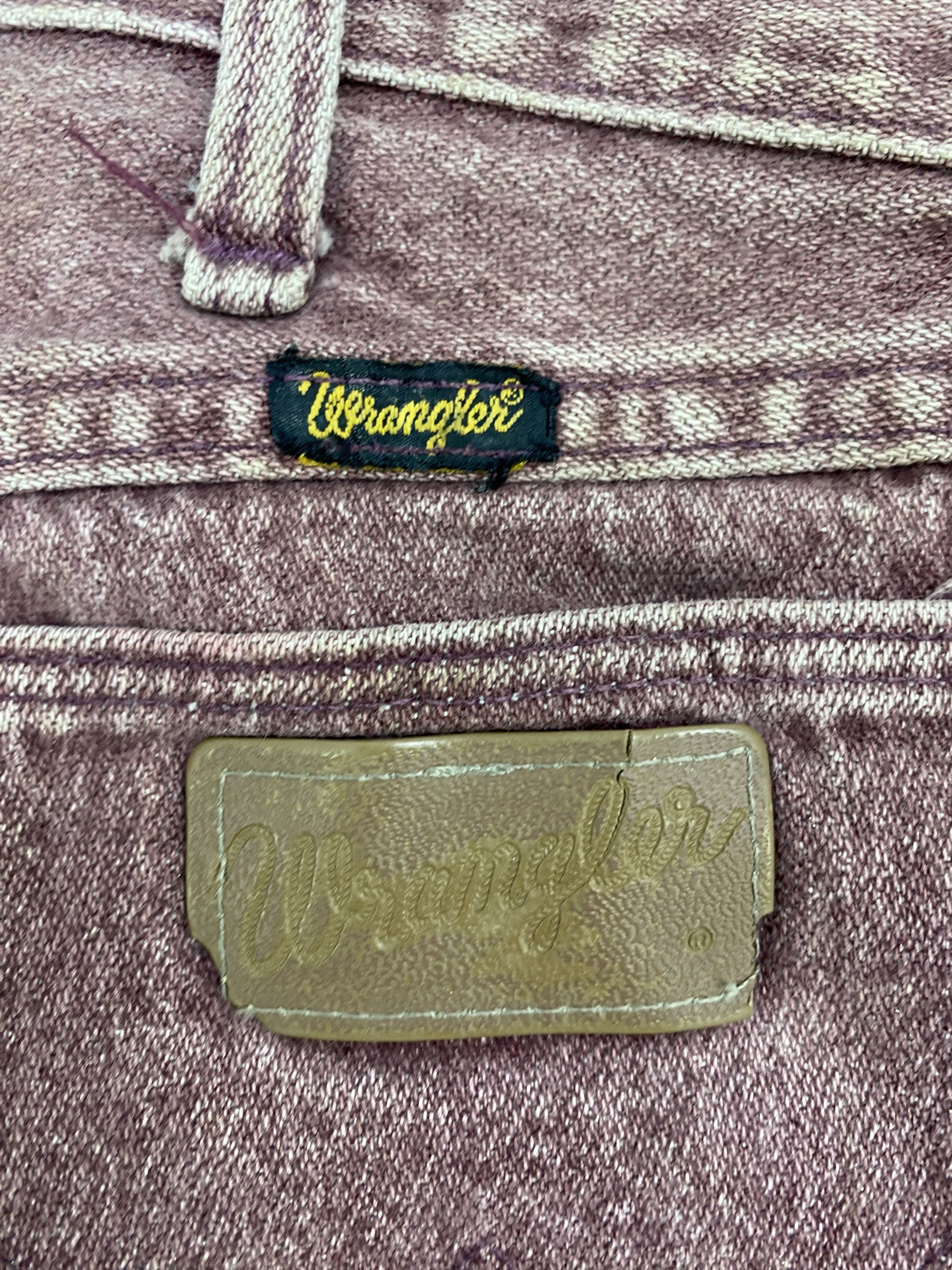 Vintage × Wrangler Vintage Wrangler Maroon Denim Jeans Size US 30 / EU 46 - 5 Thumbnail