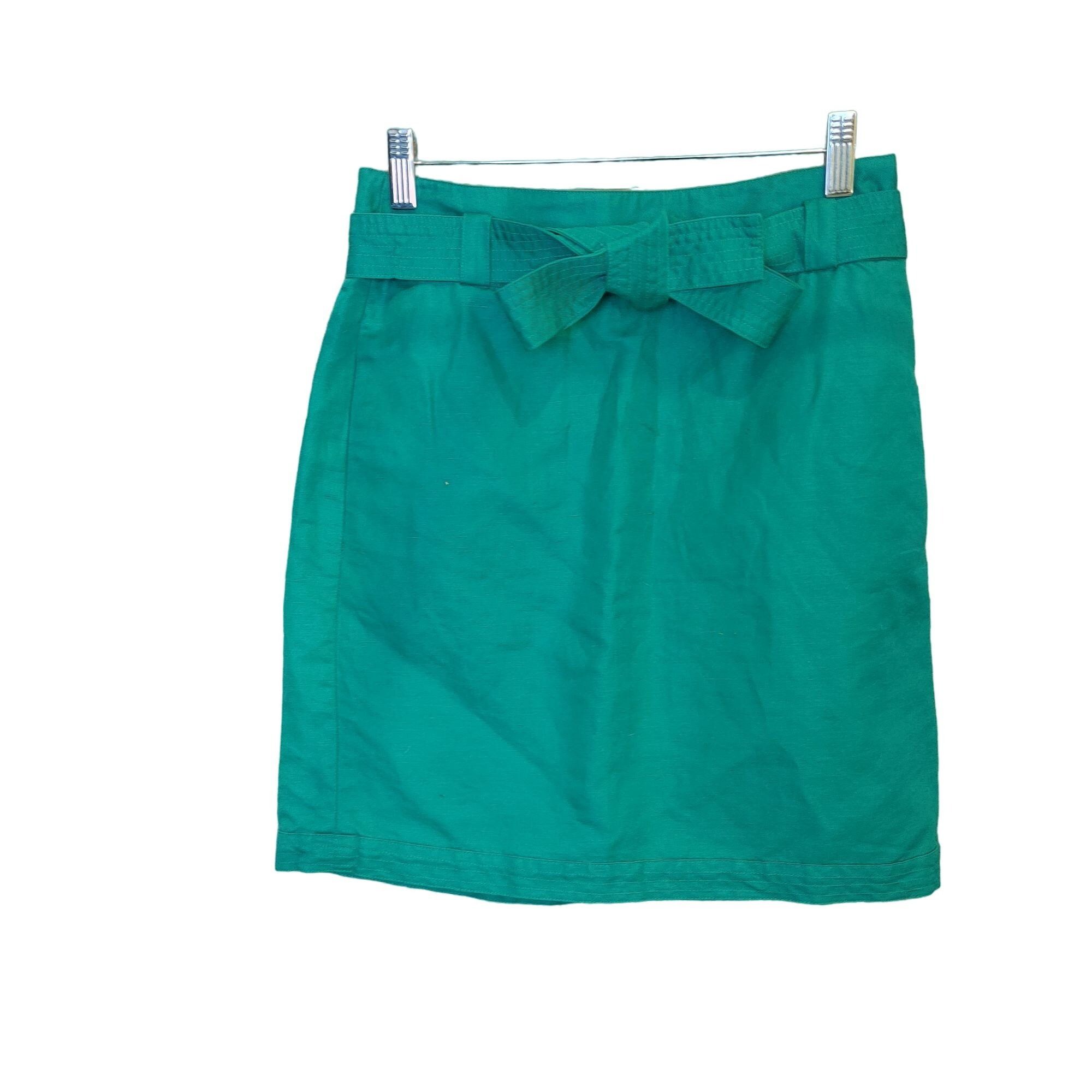 Banana republic green pencil skirt best sale