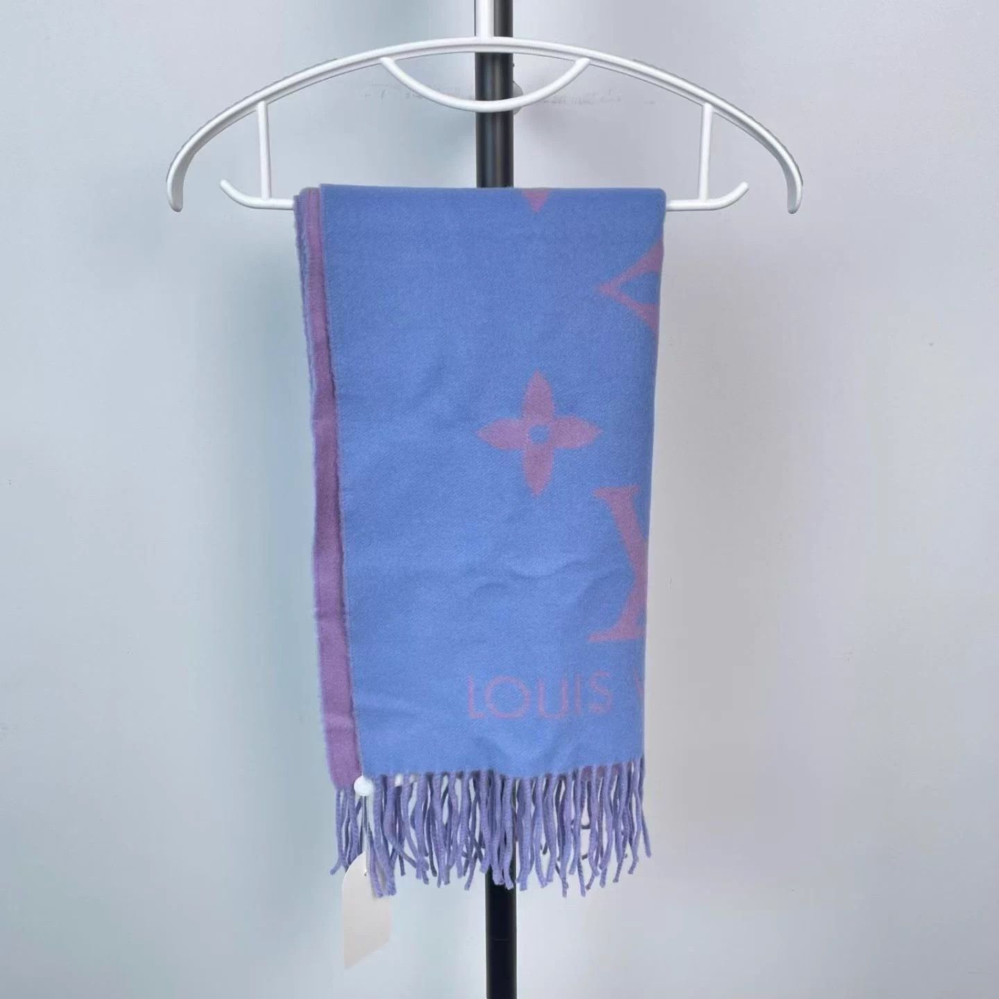 Louis Vuitton LV colorblocked cashmere scarf 46x191 Size ONE SIZE - 1 Thumbnail