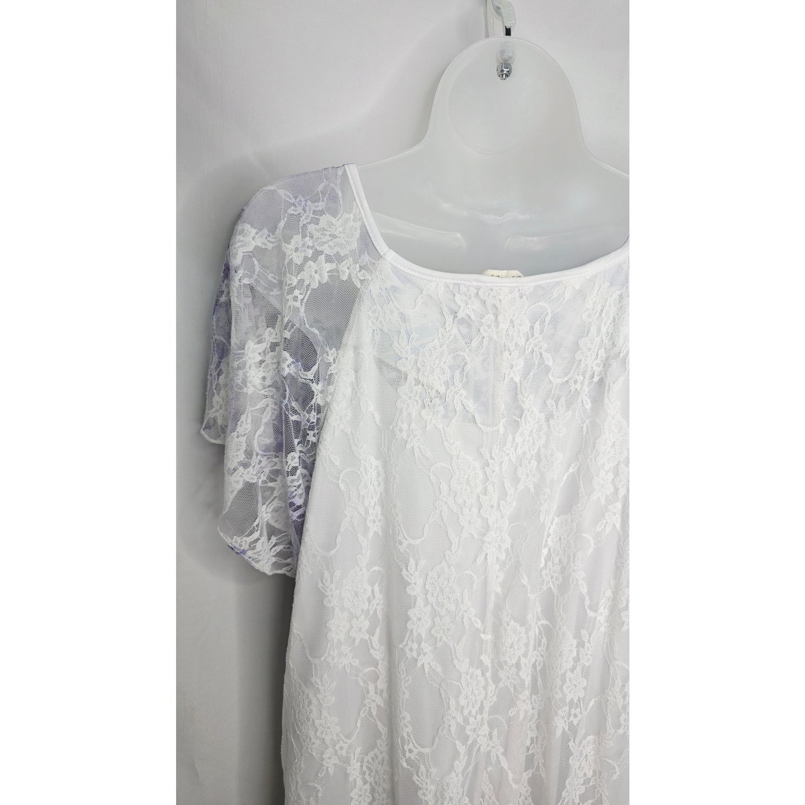 Other Womens 2X Sheer Lace Tunic Top Boho Fairycore Romantic Size XXL / US 16-18 / IT 52-54 - 9 Thumbnail