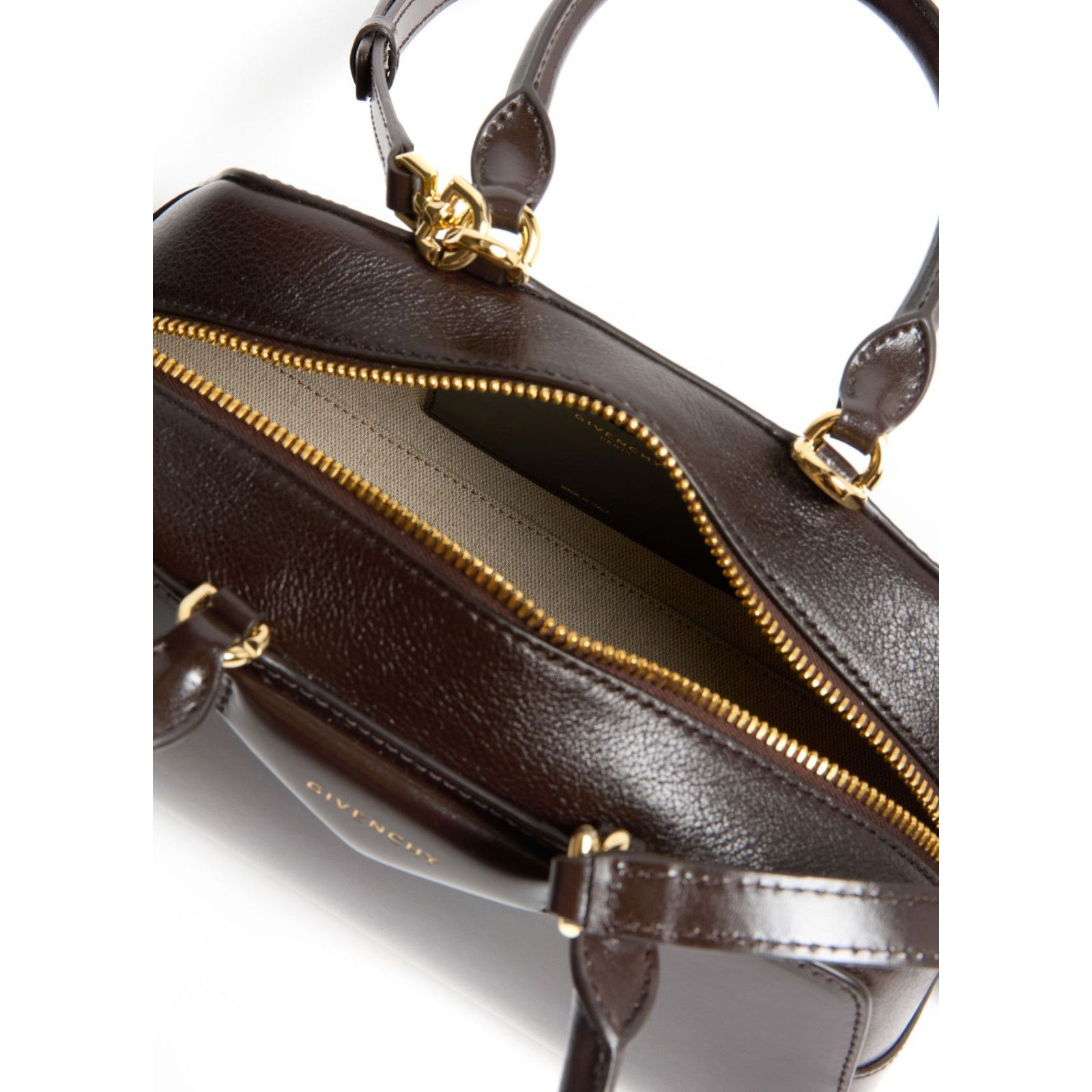 Givenchy GIVENCHY Antigona Small $2100 Chocolate East-West Handbag Ne Size ONE SIZE - 4 Thumbnail