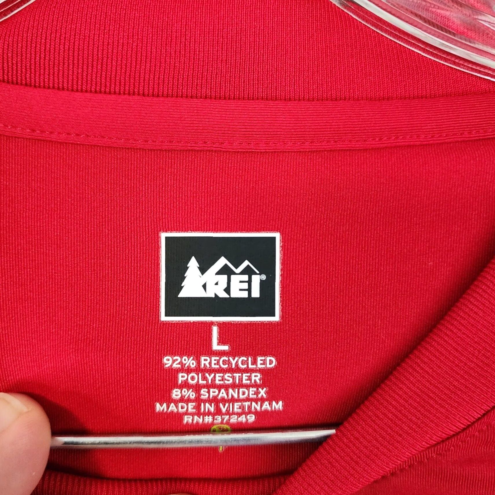 Vintage REI Shirt Mens Red Short Sleeve Activewear Top Size L Size US L / EU 52-54 / 3 - 4 Thumbnail