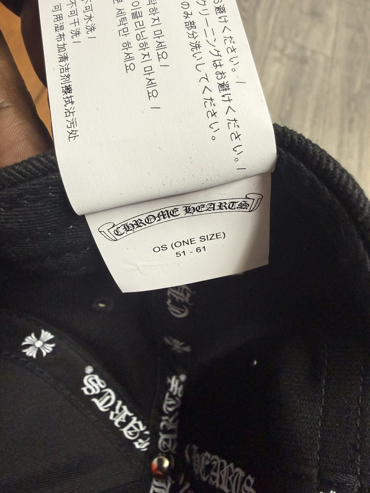Chrome Hearts Chrome Hearts Fluer Snapback Hat Size ONE SIZE - 3 Thumbnail