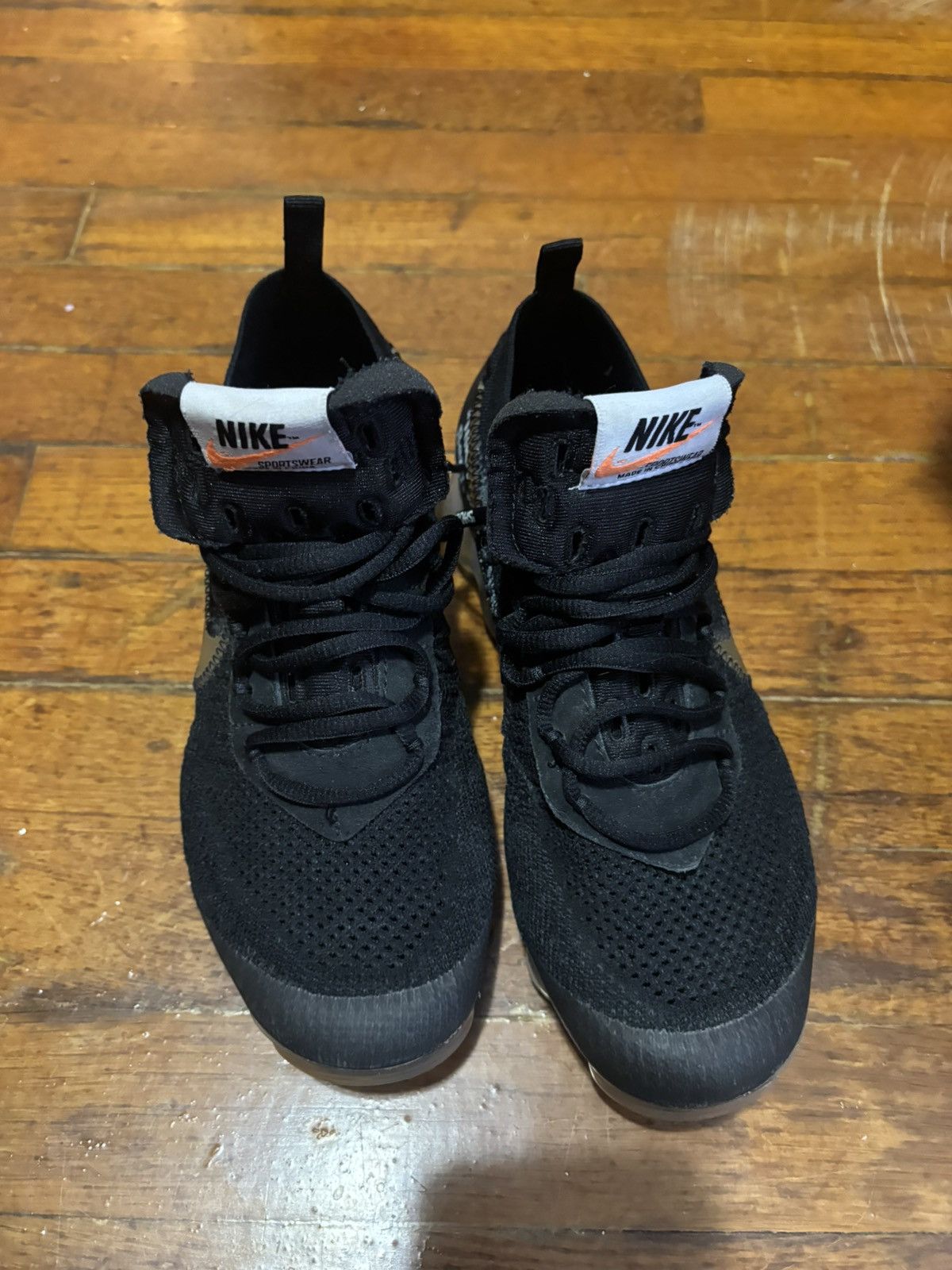 Nike × Off-White Nike x Off-White Vapor Max Black Size US 8 / EU 41 - 3 Thumbnail
