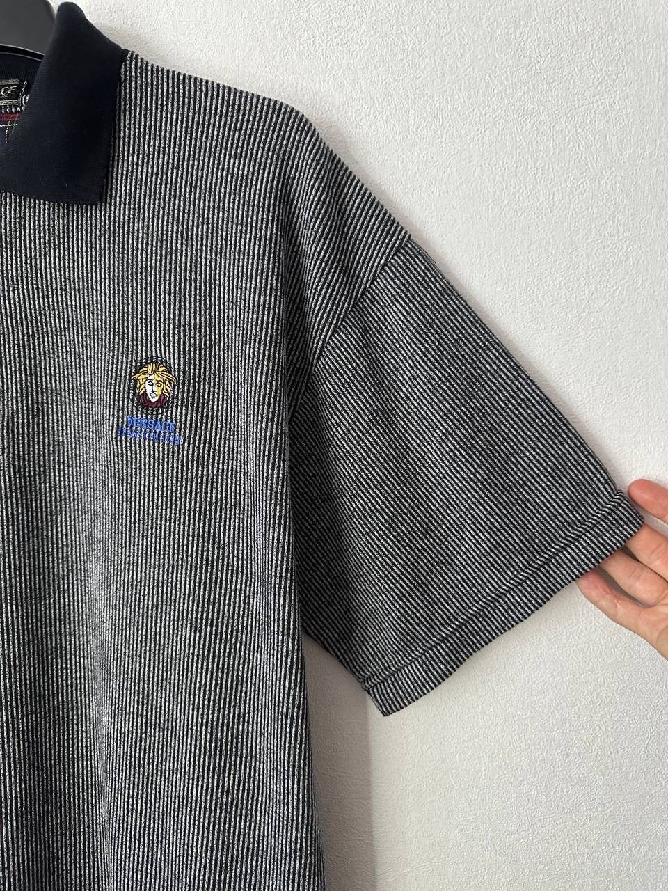 Versace Jeans Couture Vintage Versace Jeans Couture Medusa Polo Shirt Mens XL Y2K Size US XL / EU 56 / 4 - 6 Thumbnail