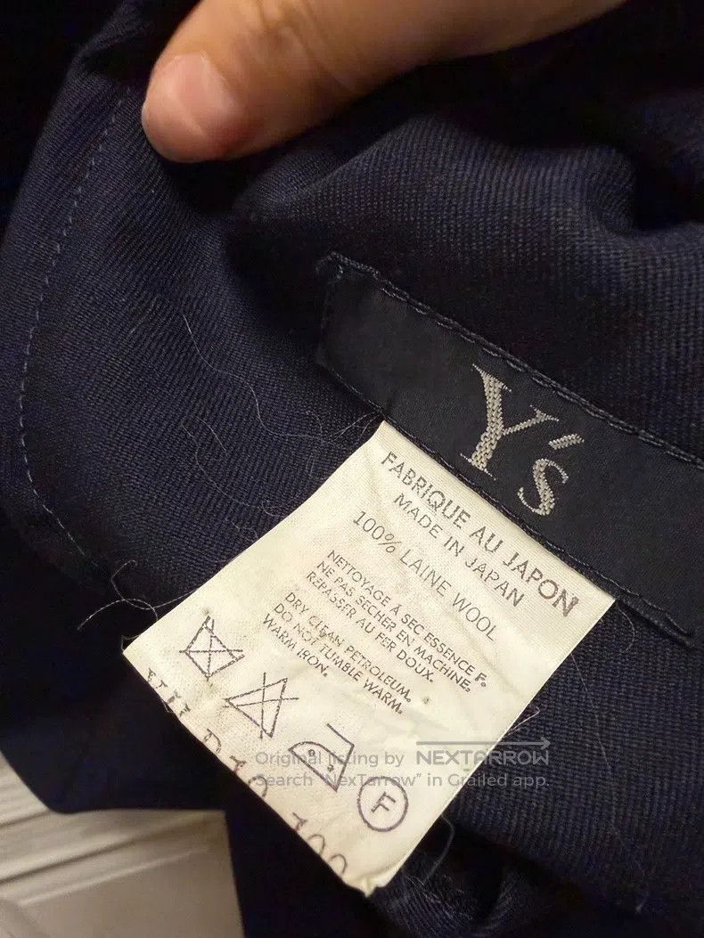 Yohji Yamamoto Yohji Yamamoto size os Navy blue wool jacket Size US M / EU 48-50 / 2 - 5 Thumbnail
