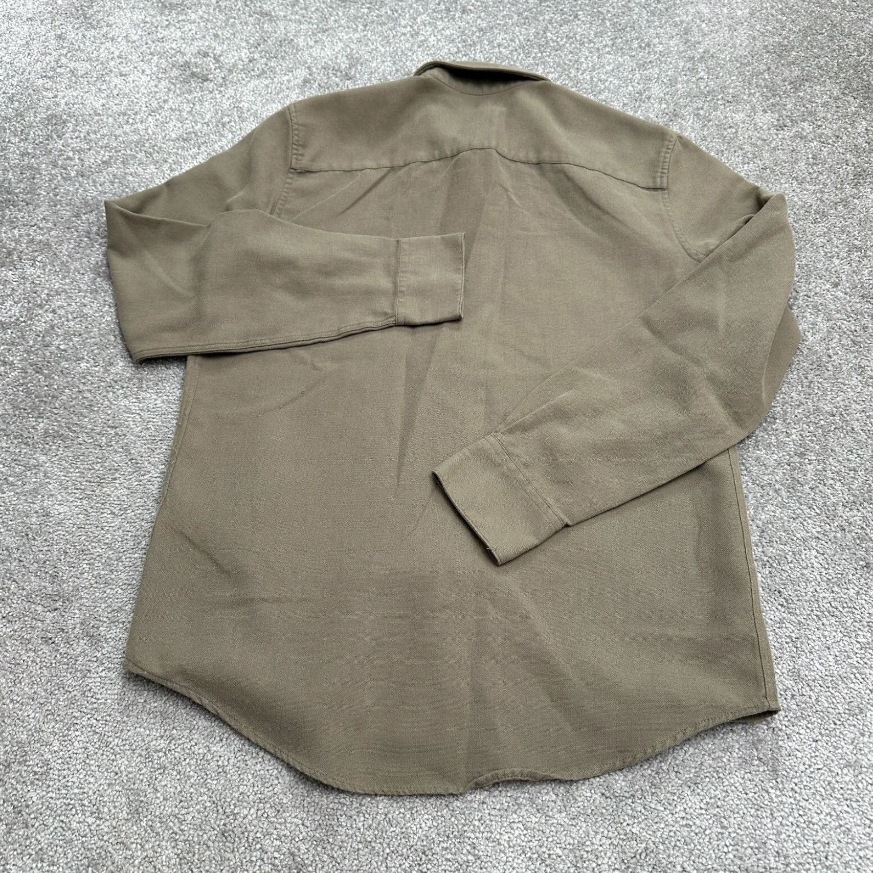 Zara ZARA Dress Shirt Mens Medium Brown Long Sleeve Button-Down Workwear Classic Size US M / EU 48-50 / 2 - 2 Thumbnail