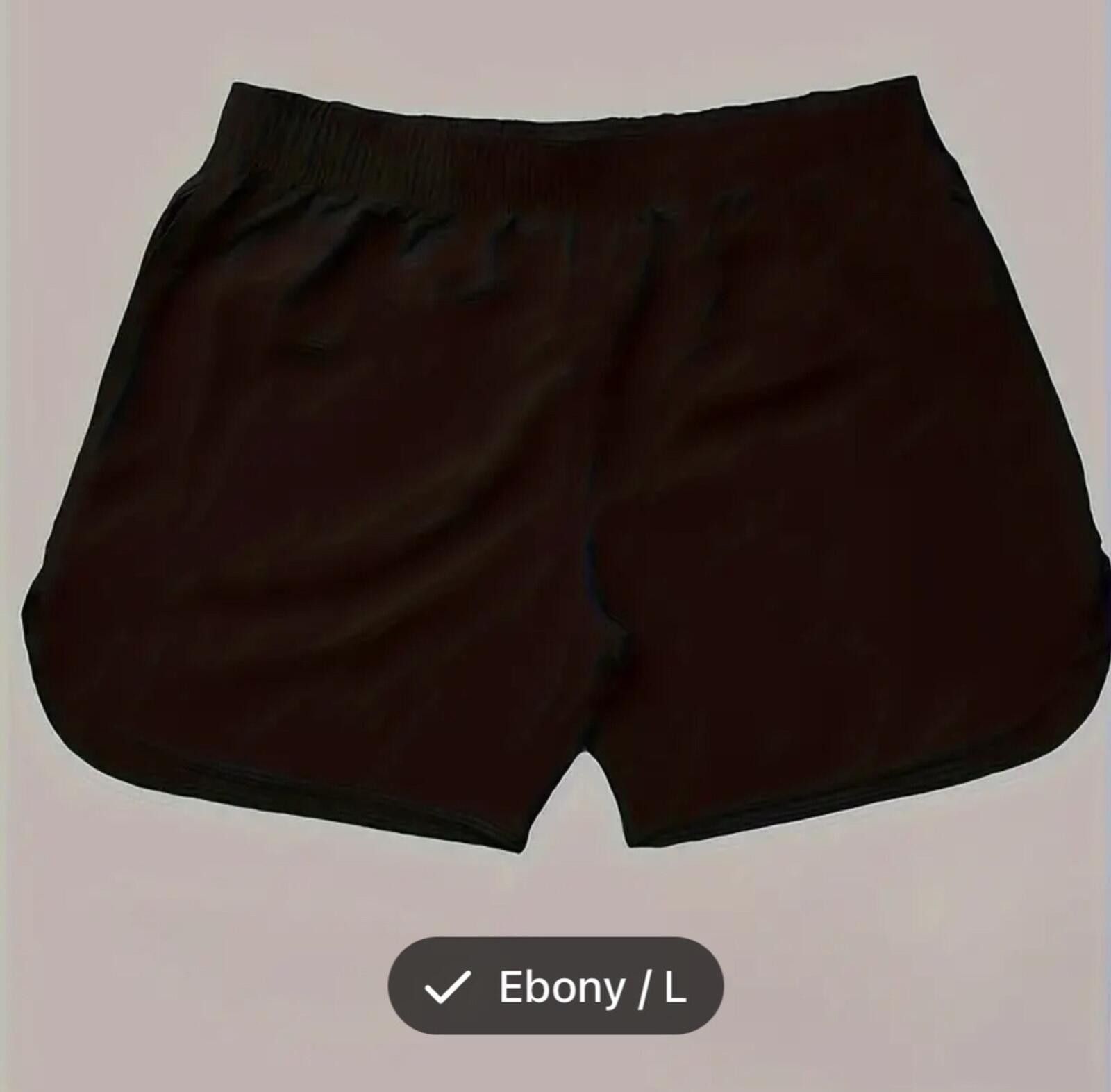 The Unbranded Brand Solid Athletic Shorts Men's Drawstring Slim Fit Sports Size US 34 / EU 50 - 1 Thumbnail