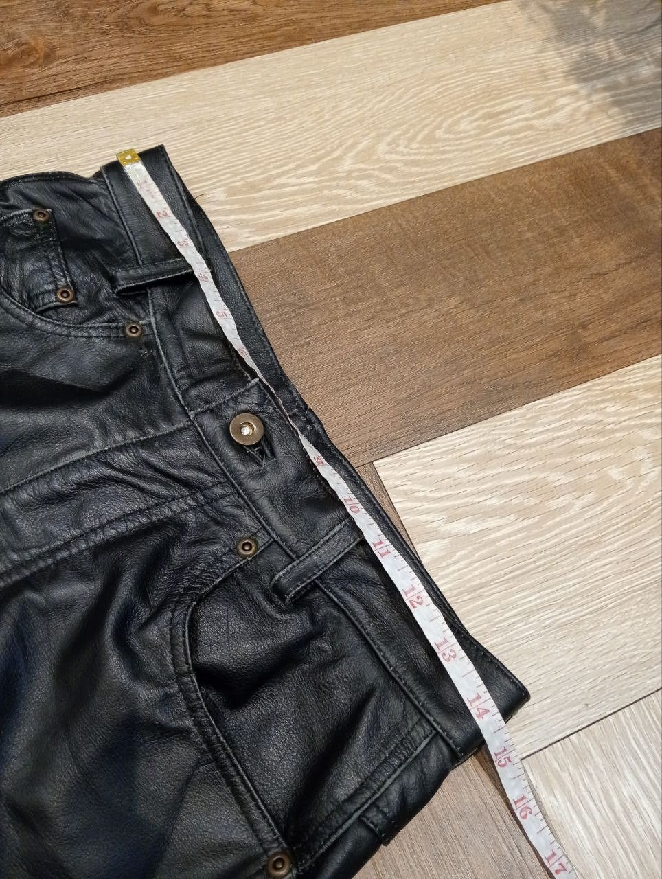 Leather JAPANESE BLACK LEATHER PANTS Size US 29 - 16 Thumbnail