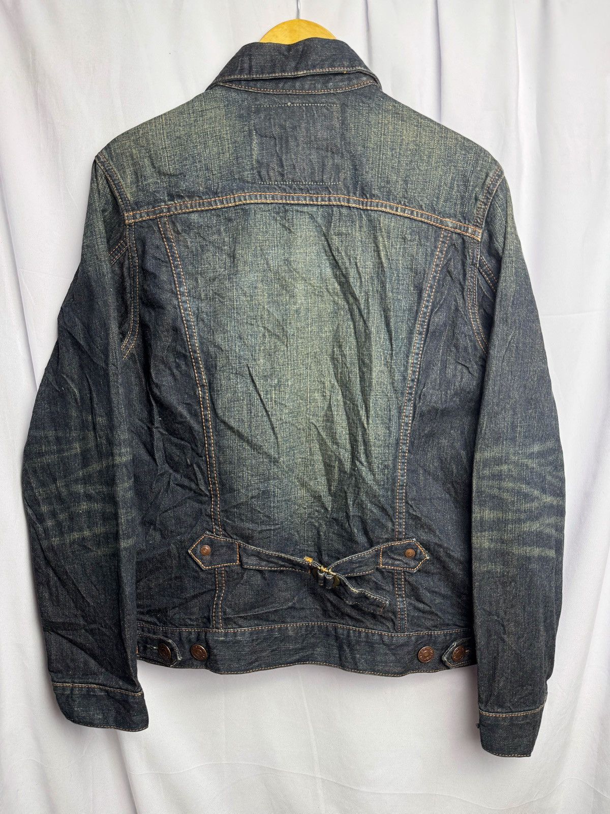 Blue Blue Japan Edwin Buckle Back Denim Jacket Size US M / EU 48-50 / 2 - 3 Thumbnail