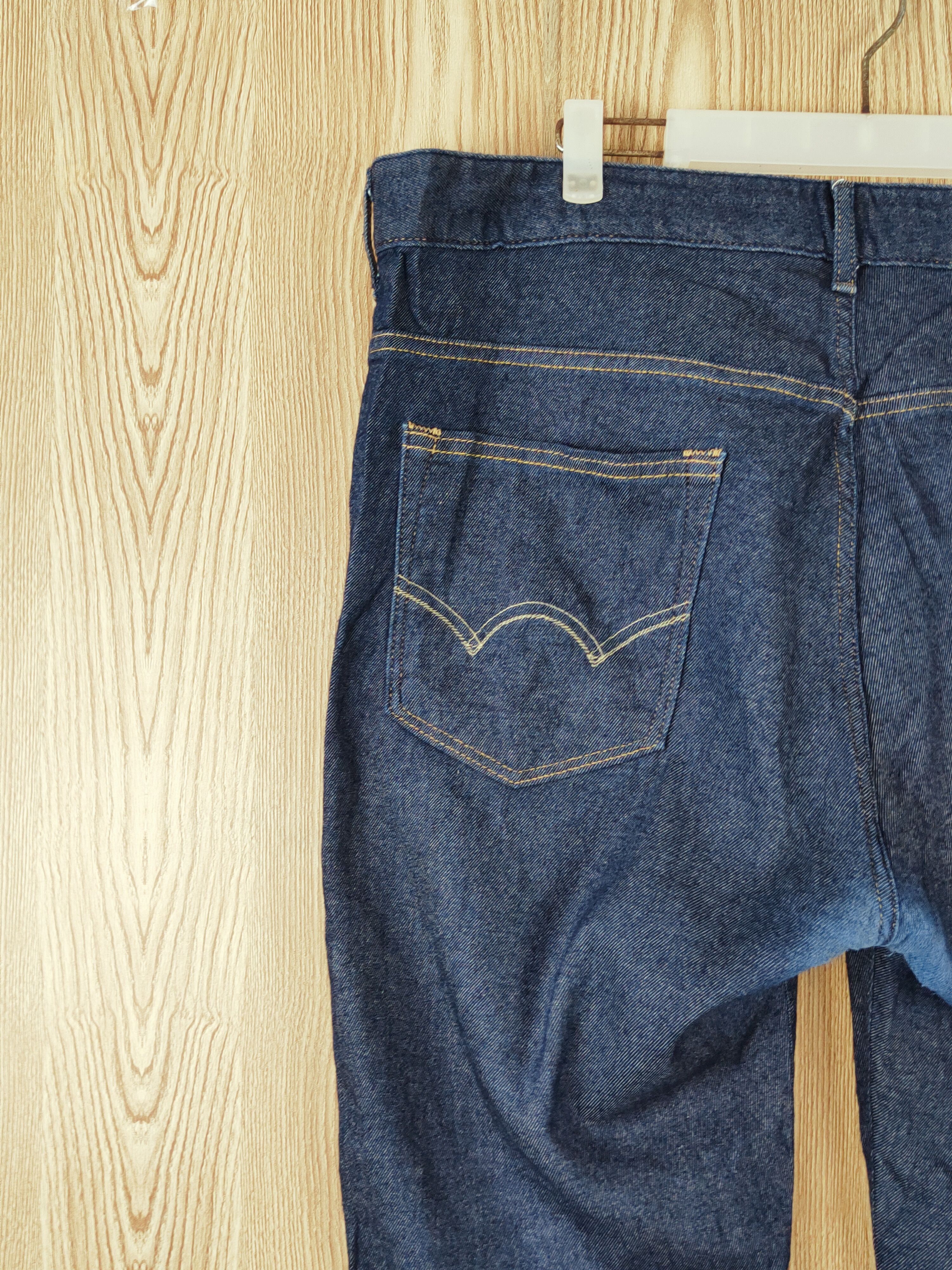 Edwin Edwin Jerseys Navy Distressed Ripped Soft Jeans #W937 Size US 38 / EU 54 - 9 Thumbnail
