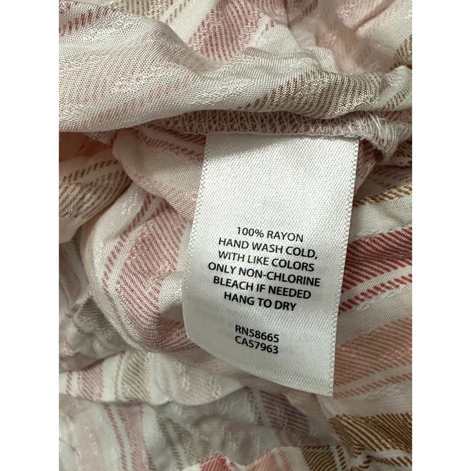 Other Caslon Tank Blouse Breezy Sleeveless Striped Pink/Brown S Size S / US 4 / IT 40 - 9 Thumbnail
