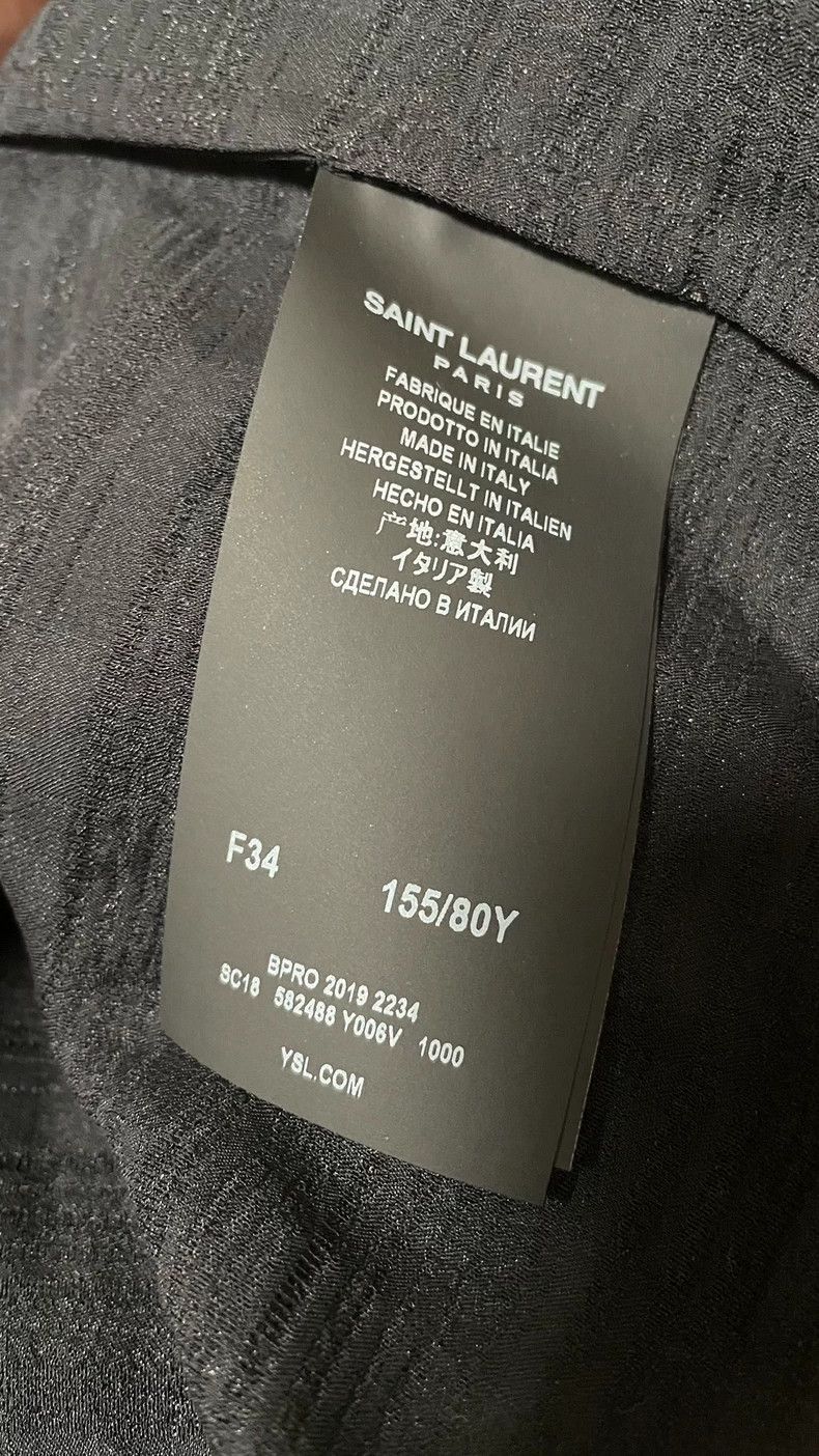 Saint Laurent Paris Saint Laurent Paris Men's shiny shirt-2506 Size US XS / EU 42 / 0 - 2 Thumbnail
